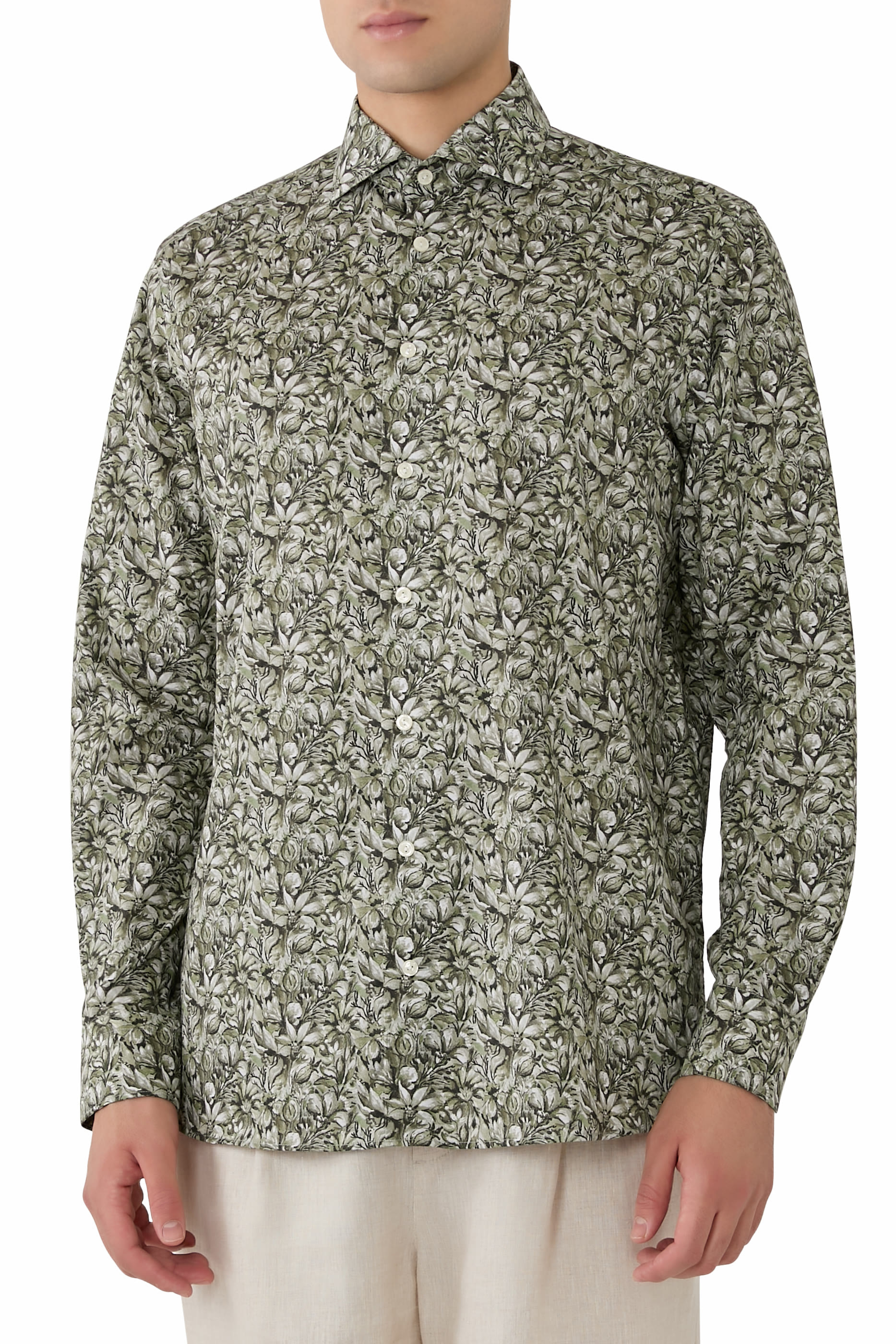 Floral Twill Shirt 