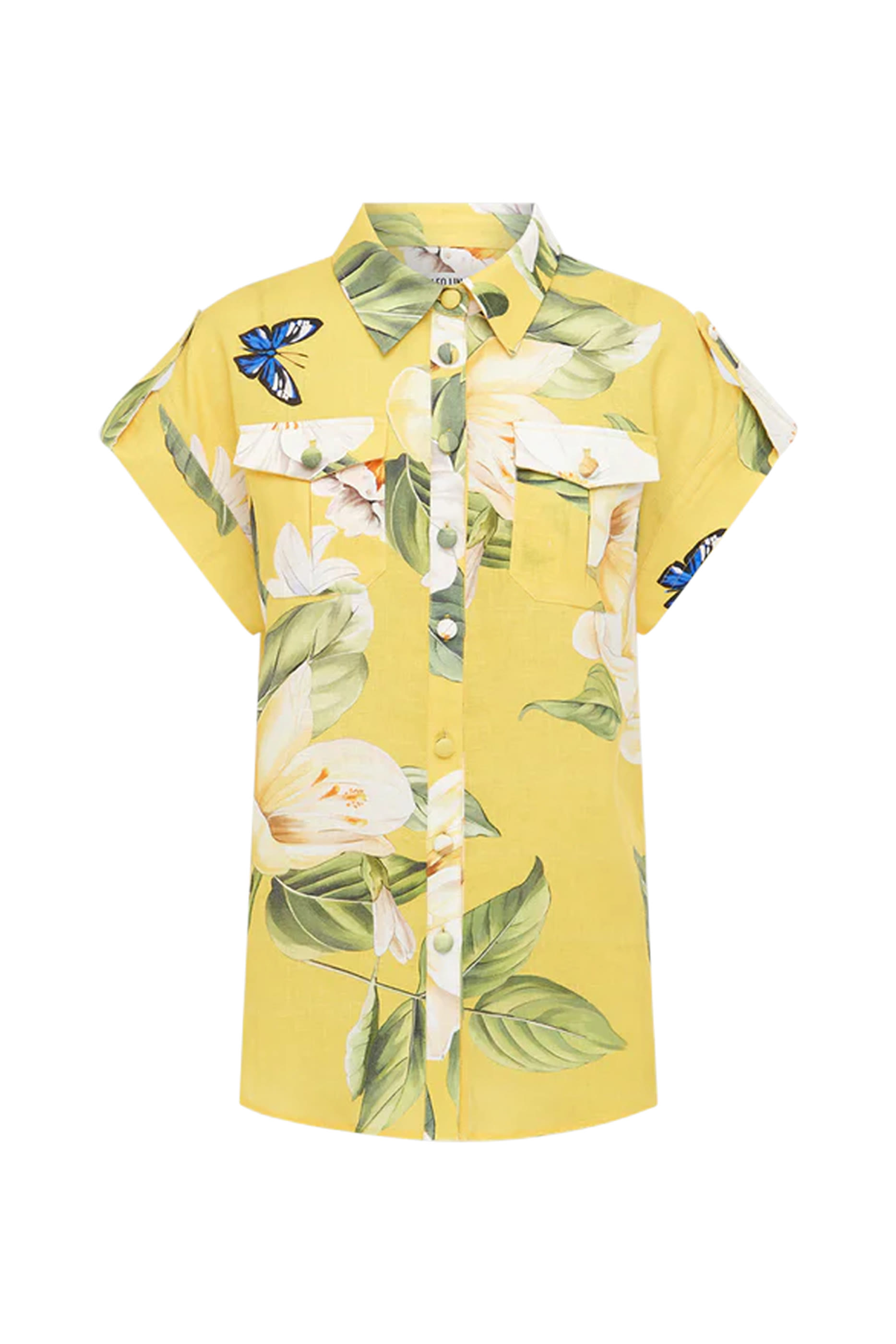 Catarina Blouse - Joie Print in Sunshine