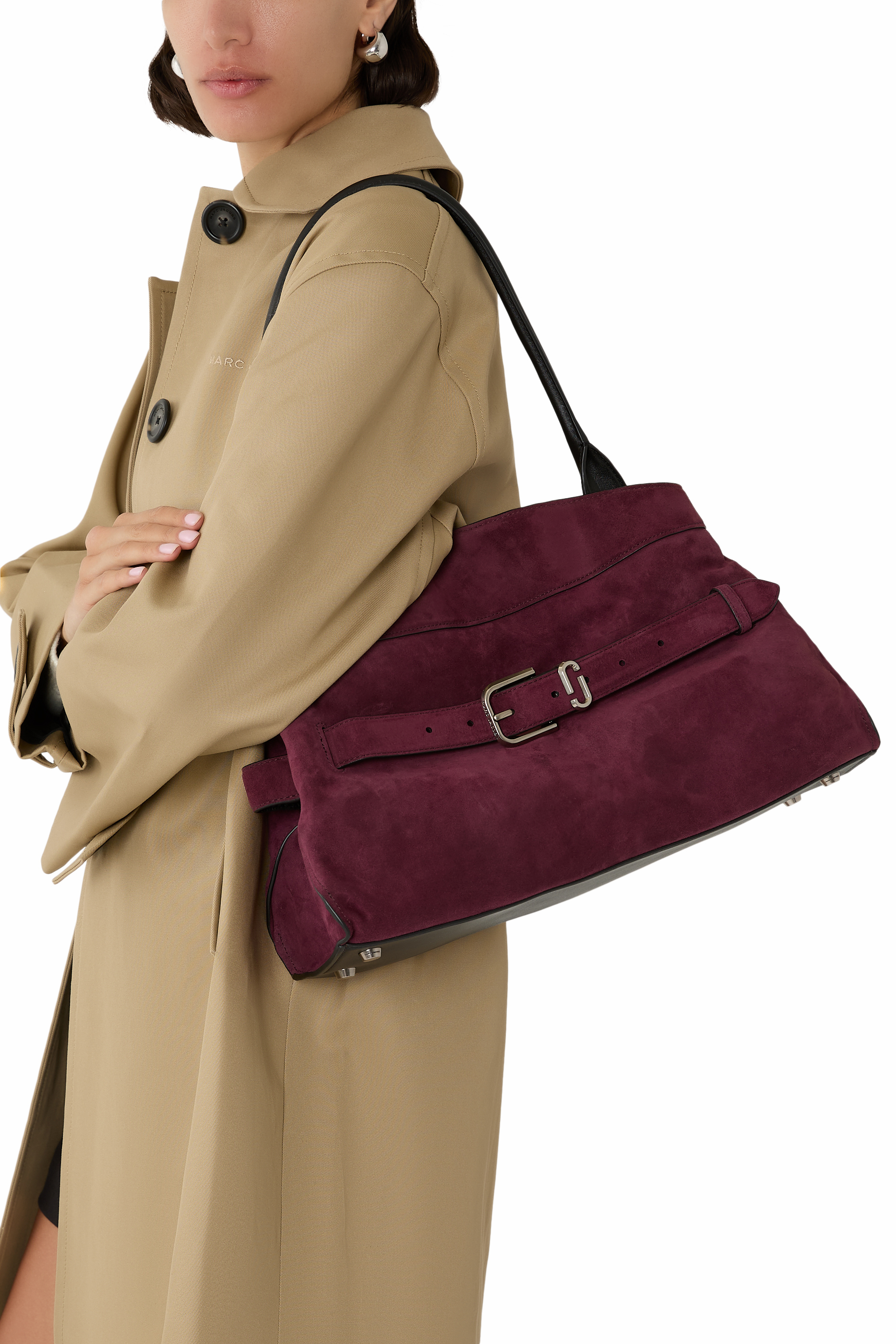 The Suede Dakota Satchel Bag