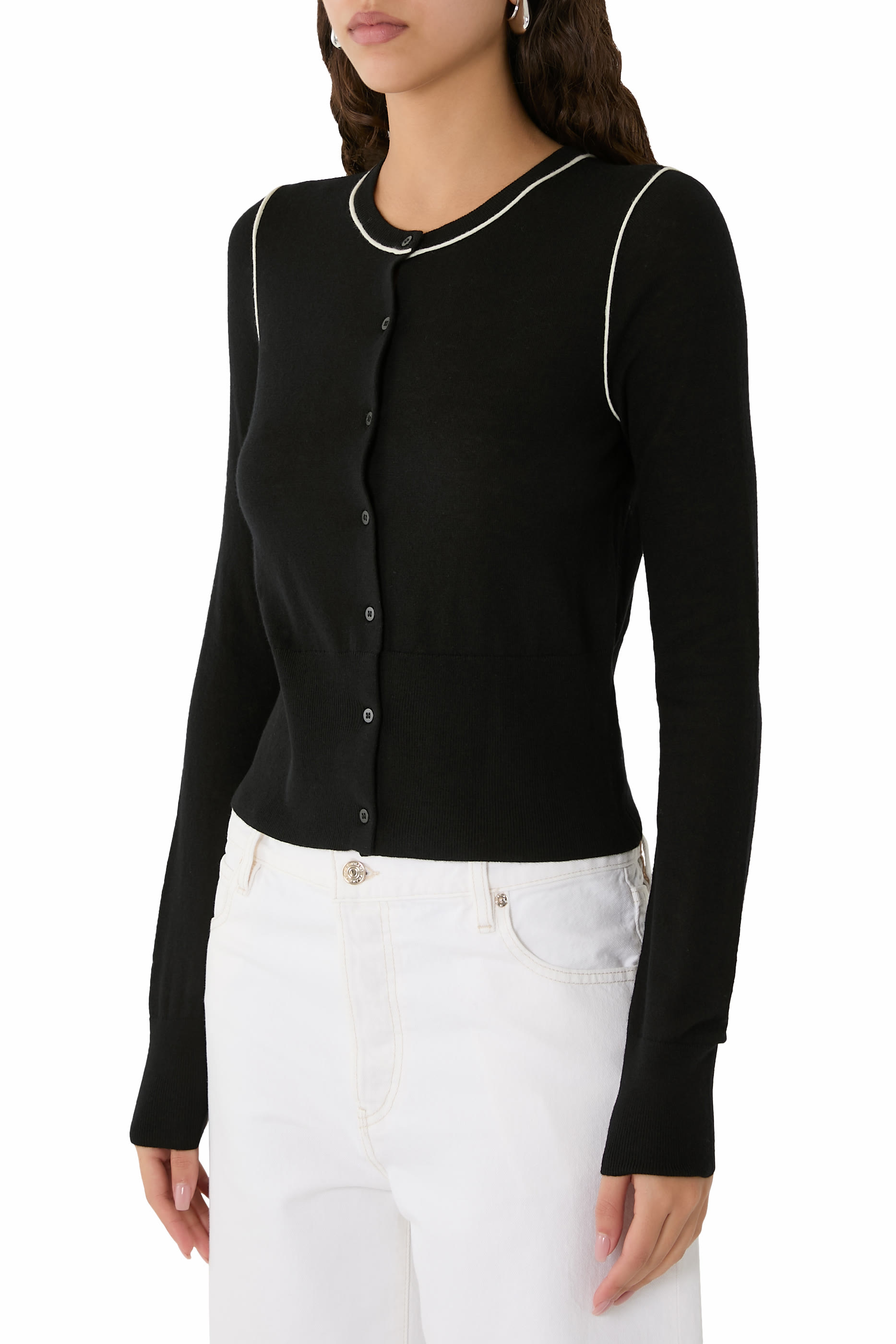 Boucle Wool Cardigan