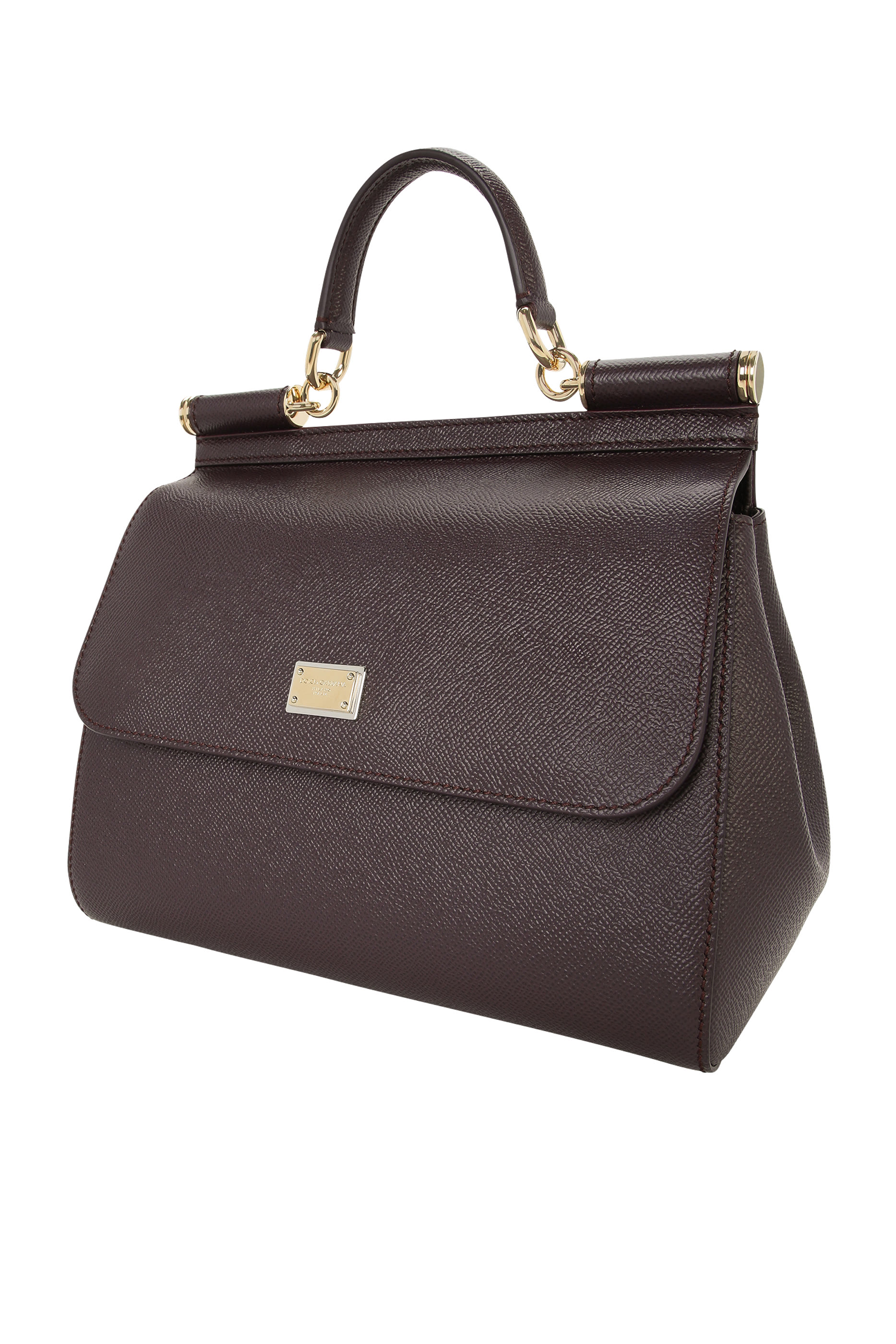 Large Dauphine Calfskin Sicily Bag