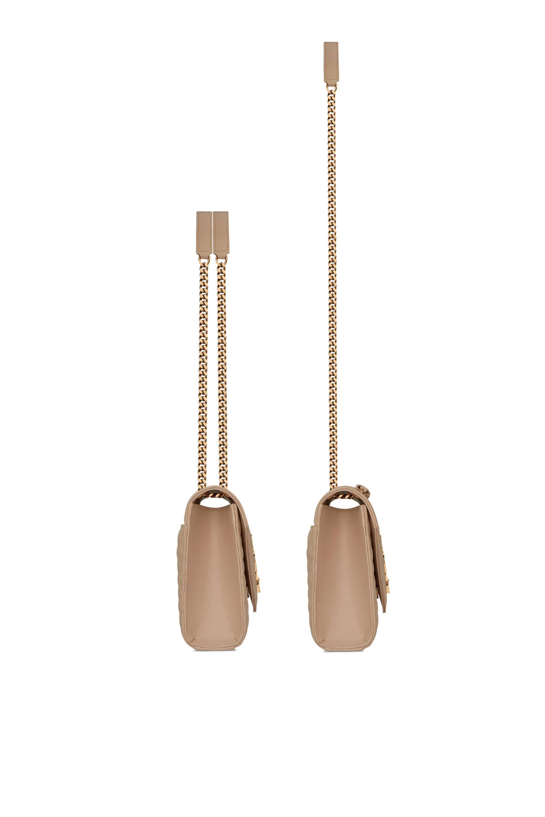 Enveloppe Medium Bag In Mix Matelass&eacute; Grain De Poudre Embossed Leather