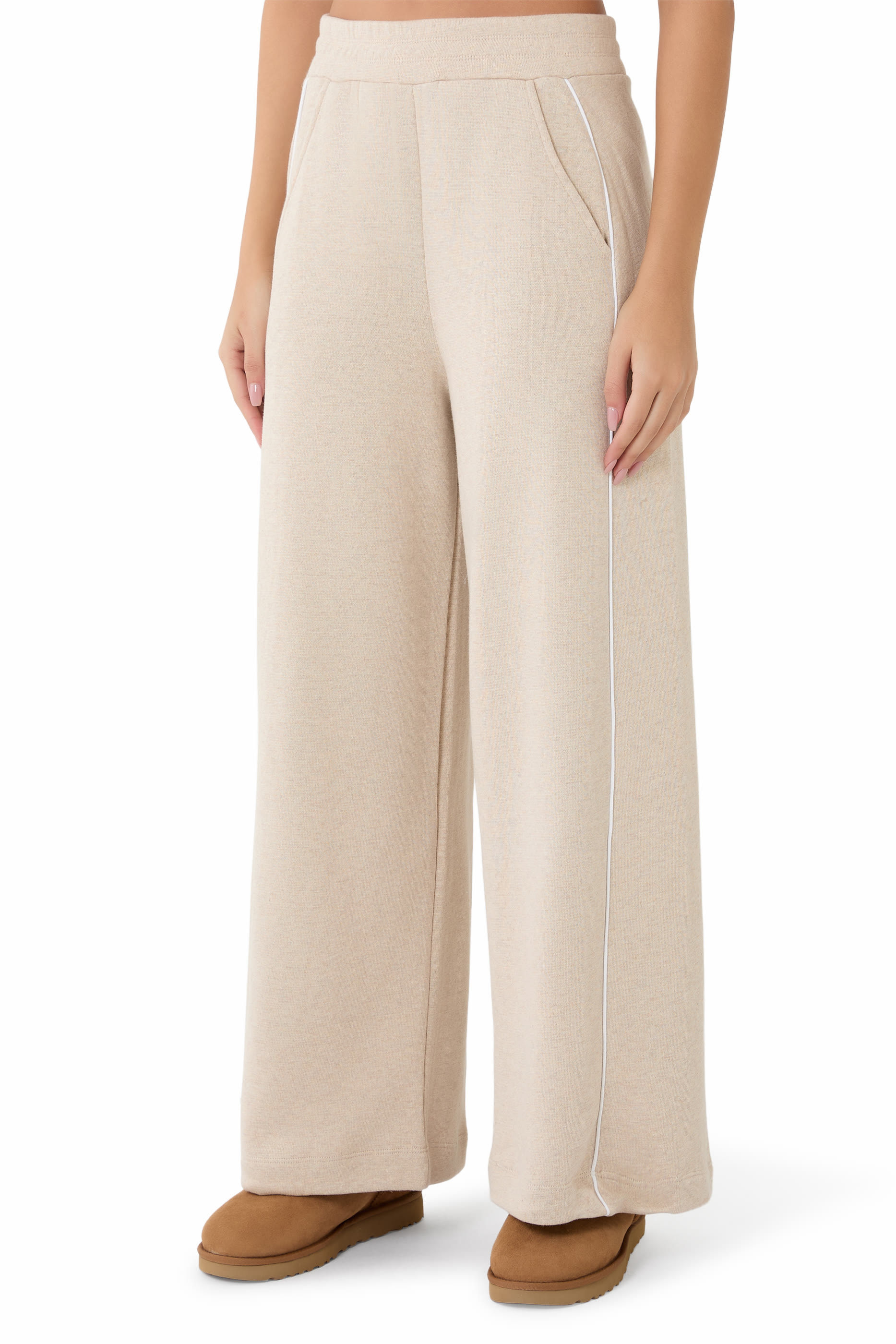 Ultimate Wide Leg Trousers with Tipping Detail