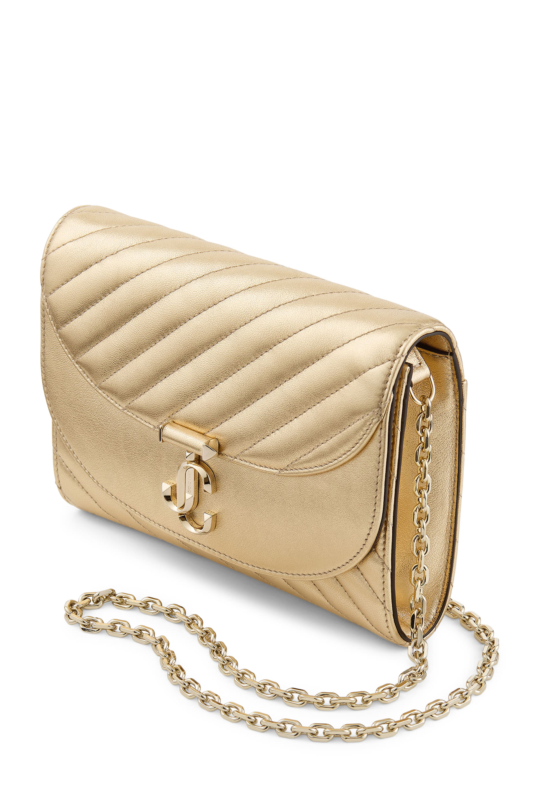 Logo Curve Clutch Bag