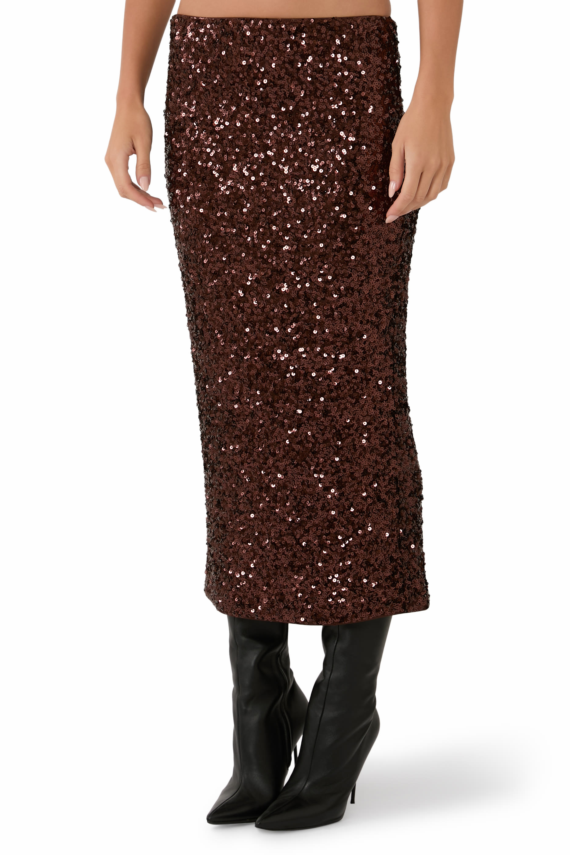 Sequin Pencil Skirt