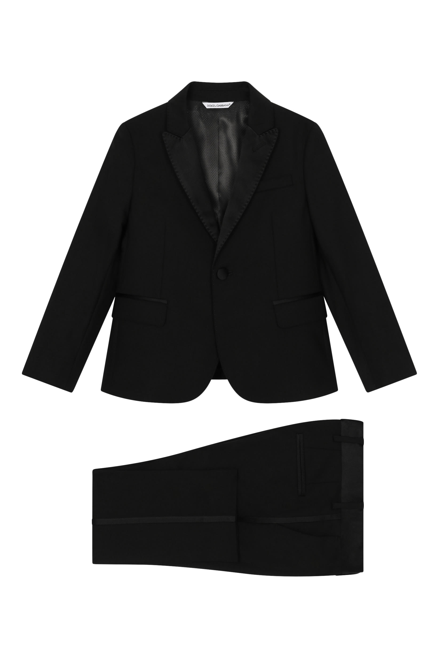 Kids  Single-Breasted Tuxedo Suit 