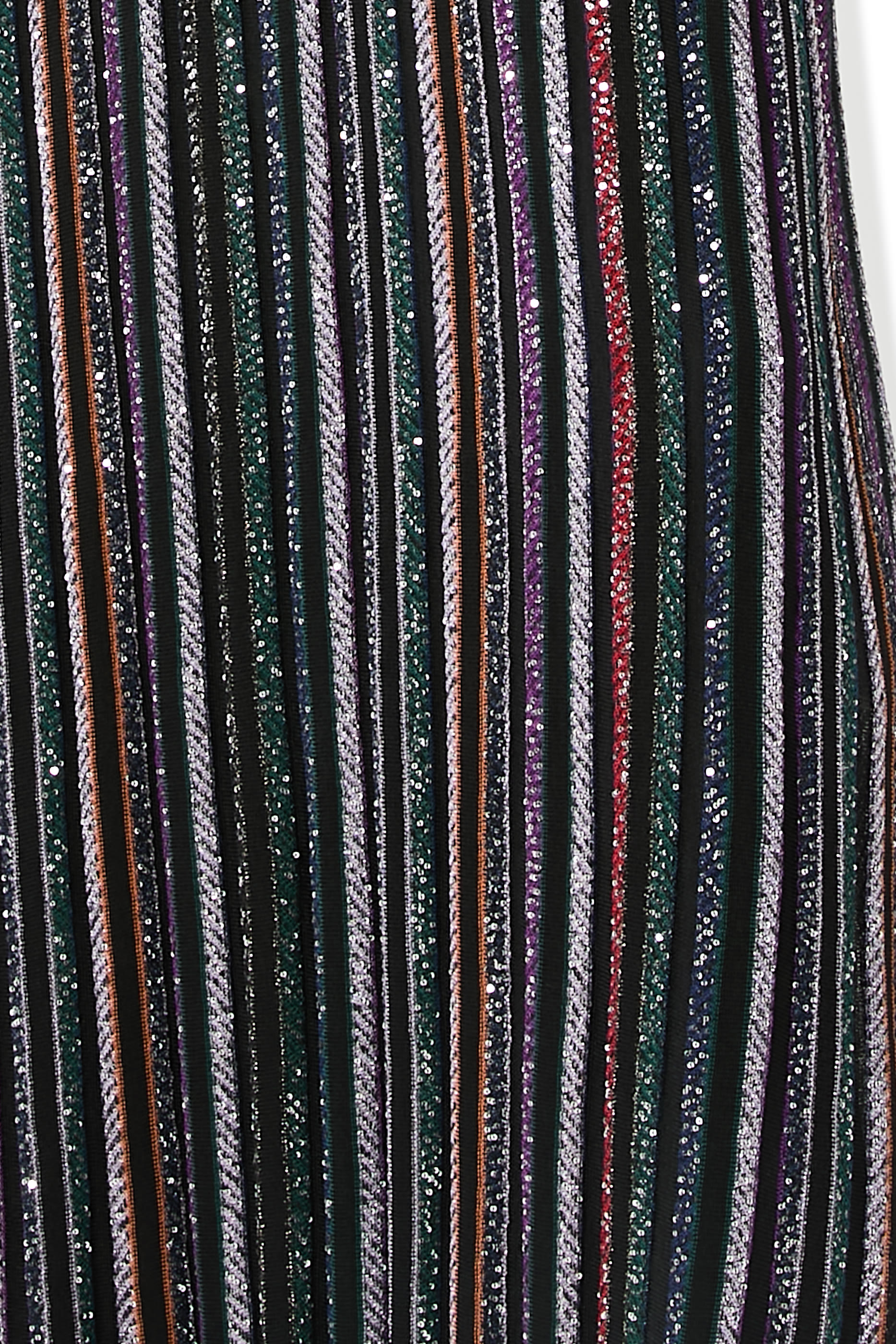 Striped Partial Long Dress