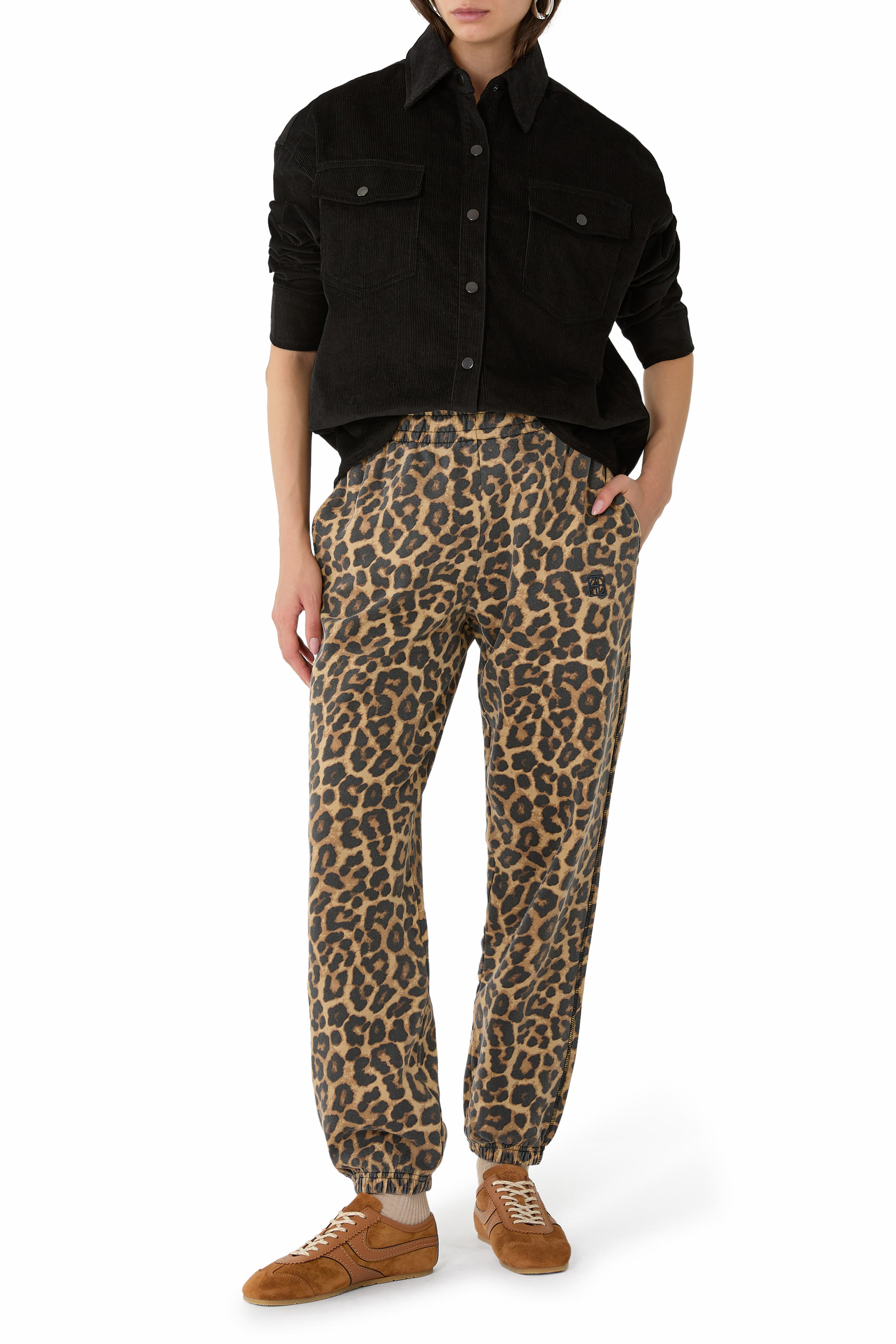 Karter Framed Monogram Joggers