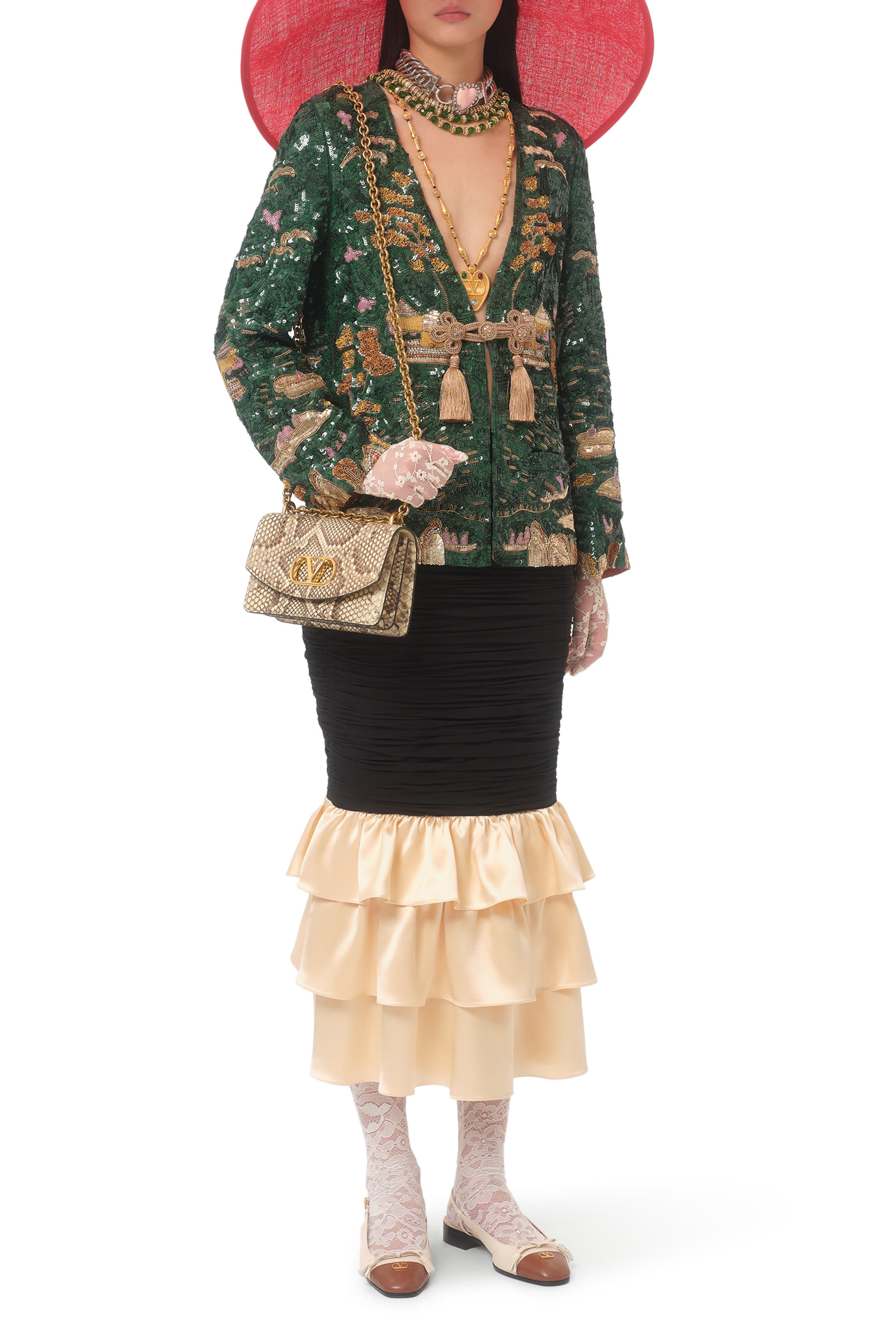 Vain Small Shoulder Bag in Python