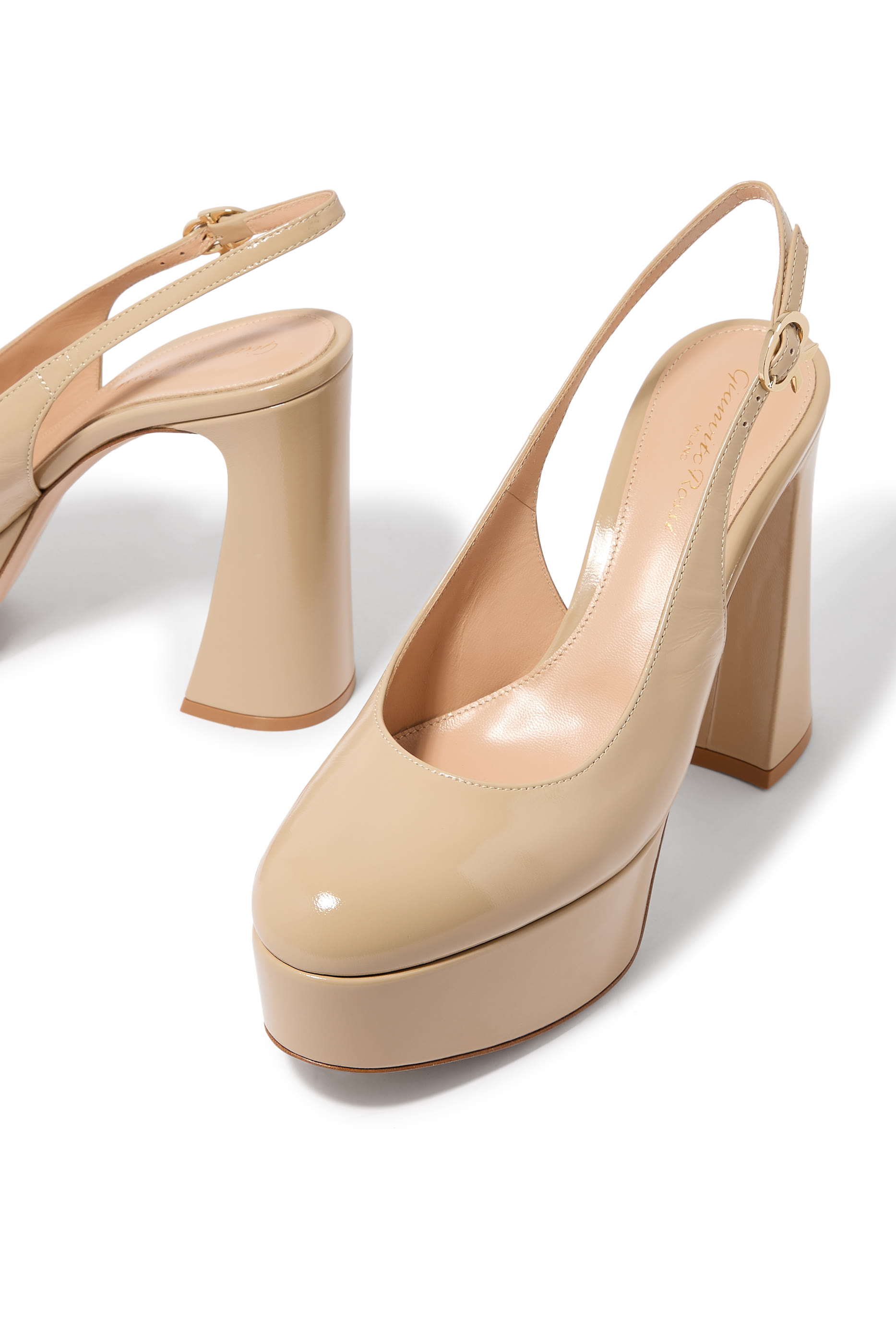 Bessie 70 Leather Pumps