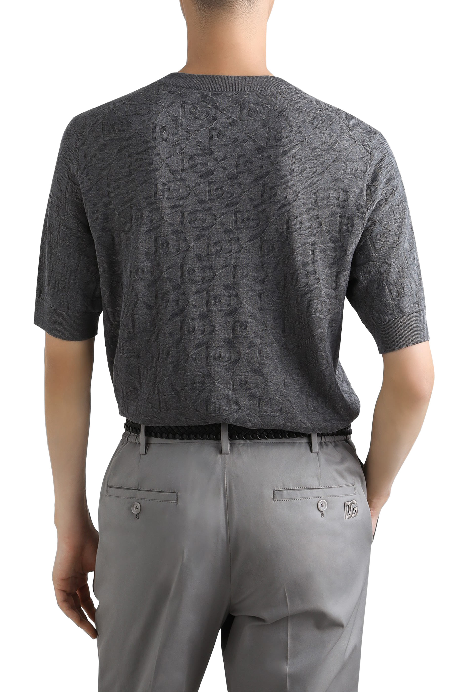 Silk Crewneck Pullover 