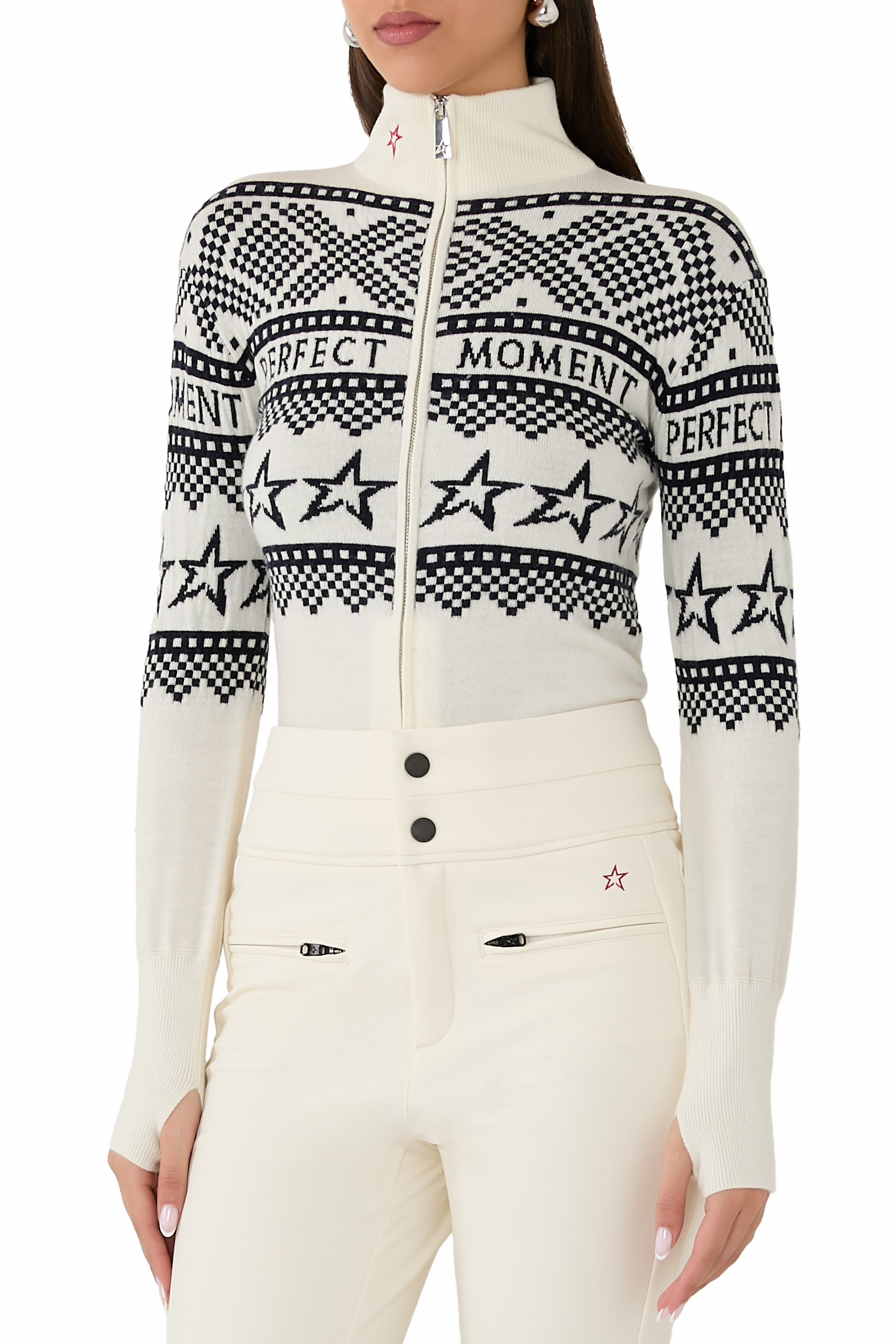 Intarsia-Knit Merino Wool Bodysuit