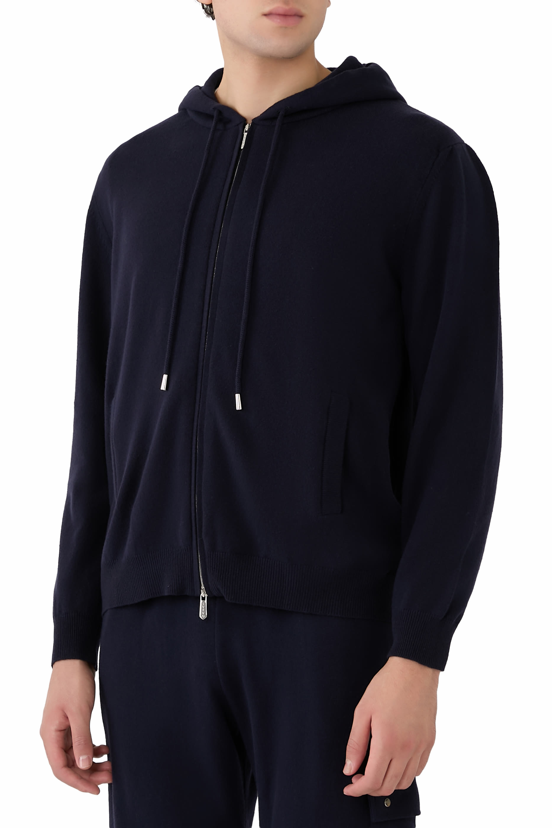 Full-Zip Merino Wool Hoodie