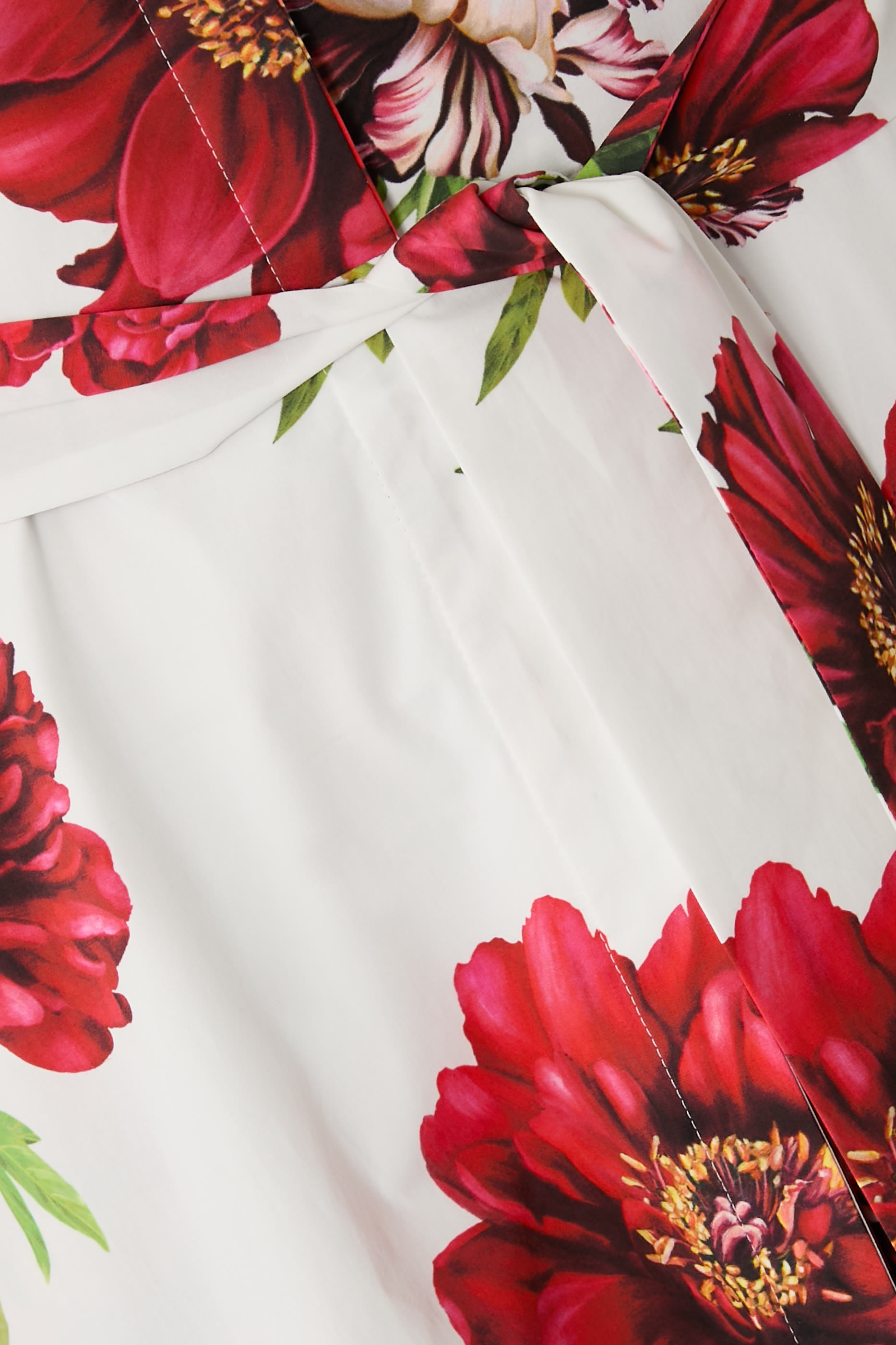 Peony Cotton Poplin Caftan 