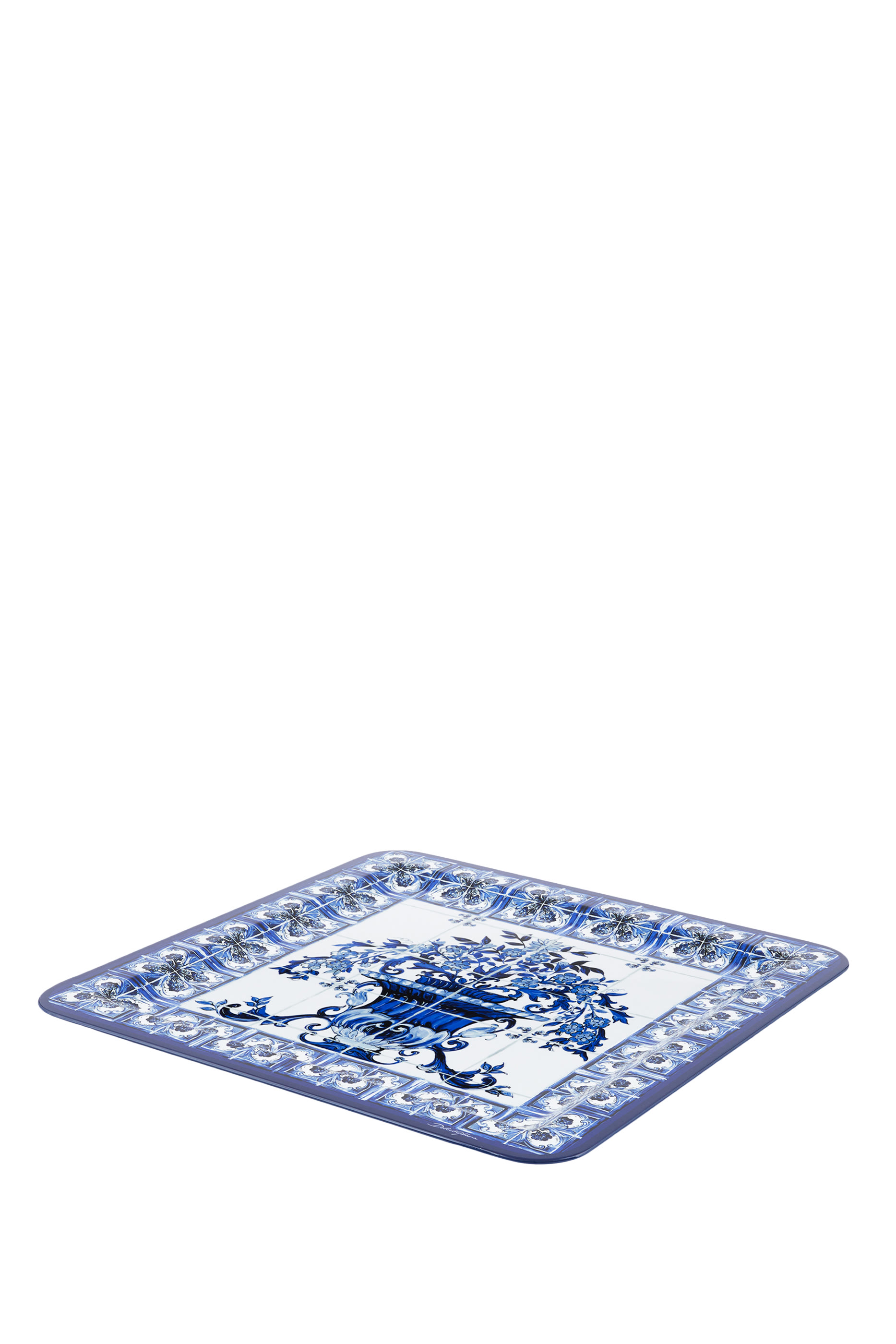 Blu Mediterraneo Wooden Tray Large