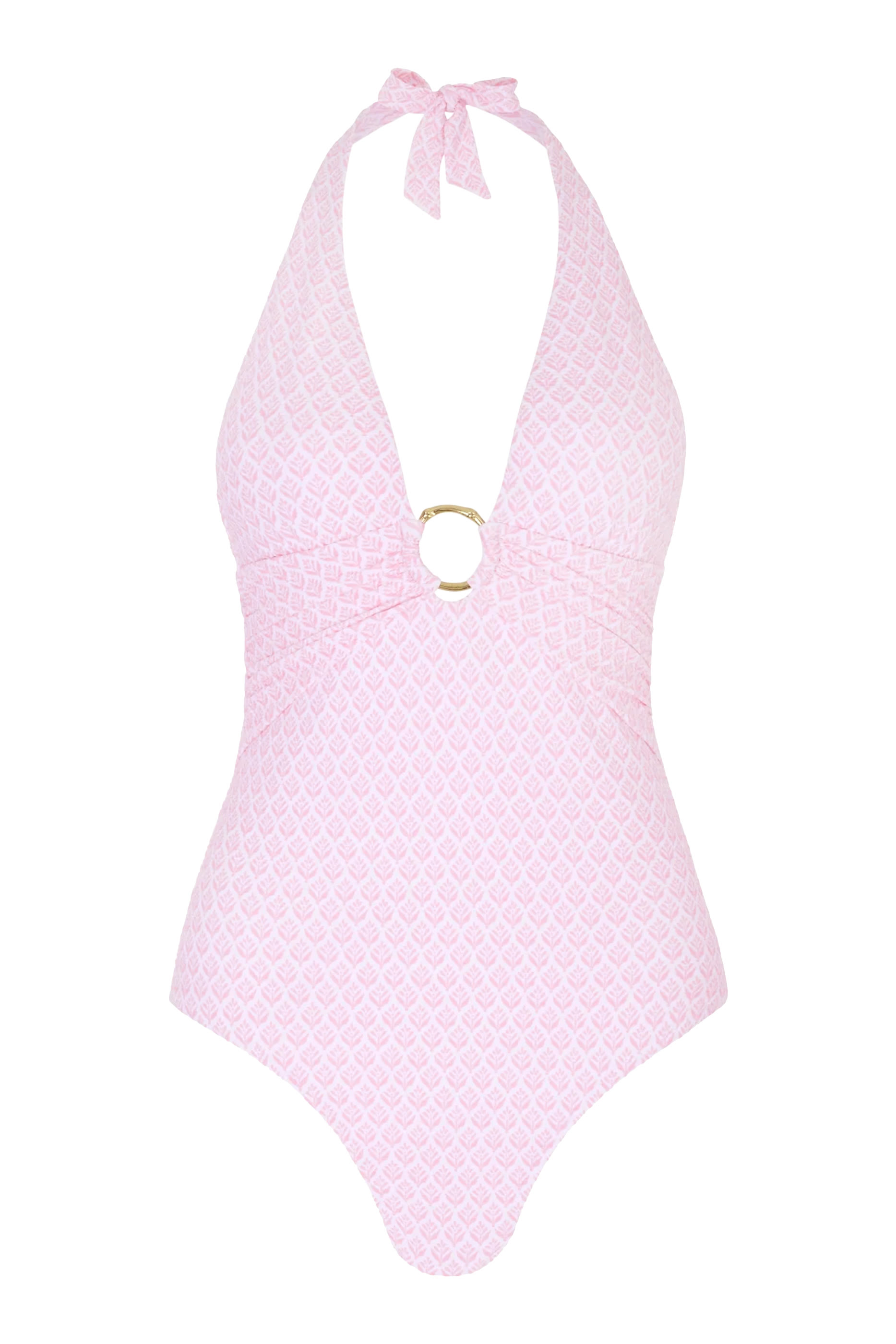 Cap Ferrat Ring Halterneck Swimsuit