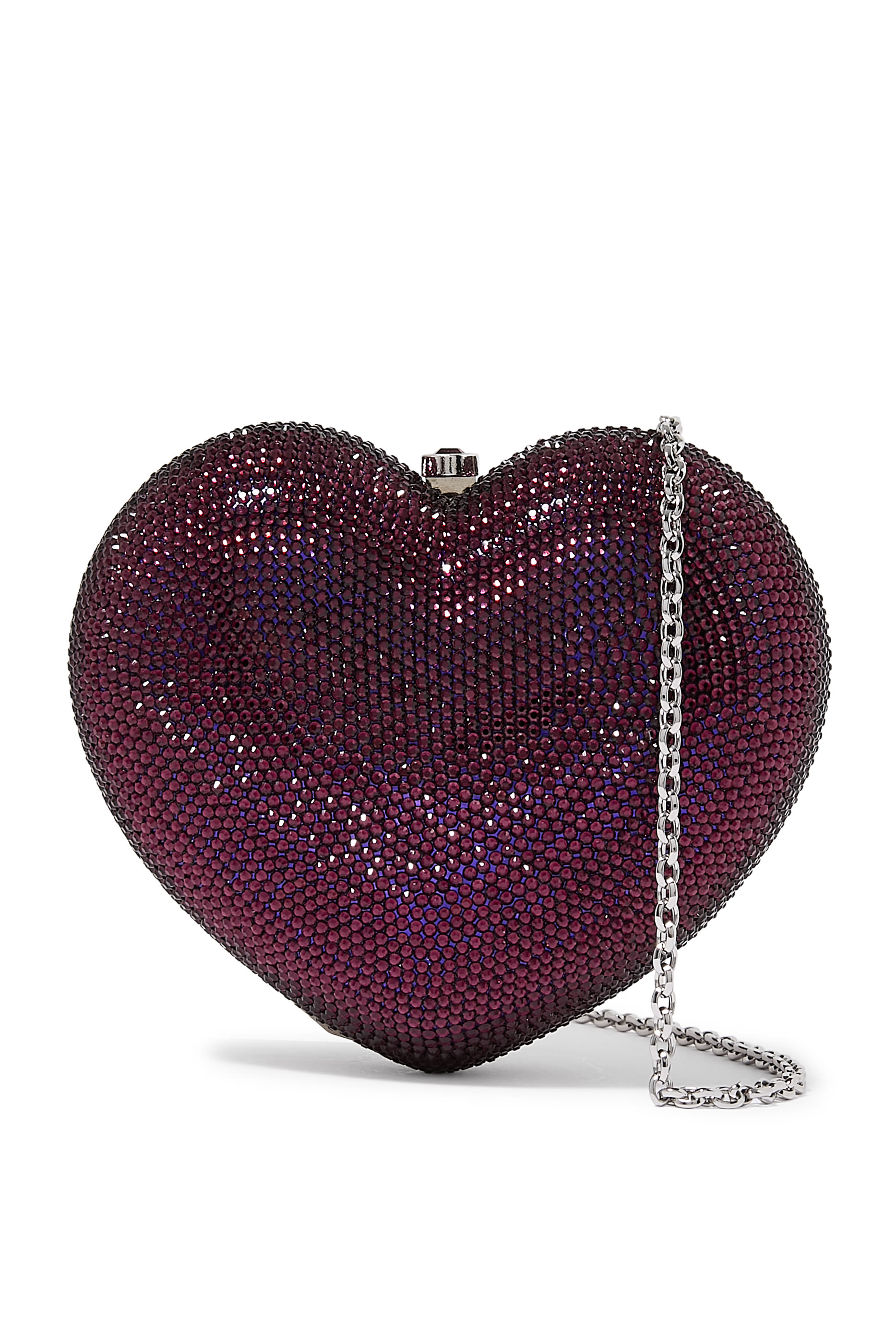 L'Amour Petit Coeur Crystal Clutch Bag