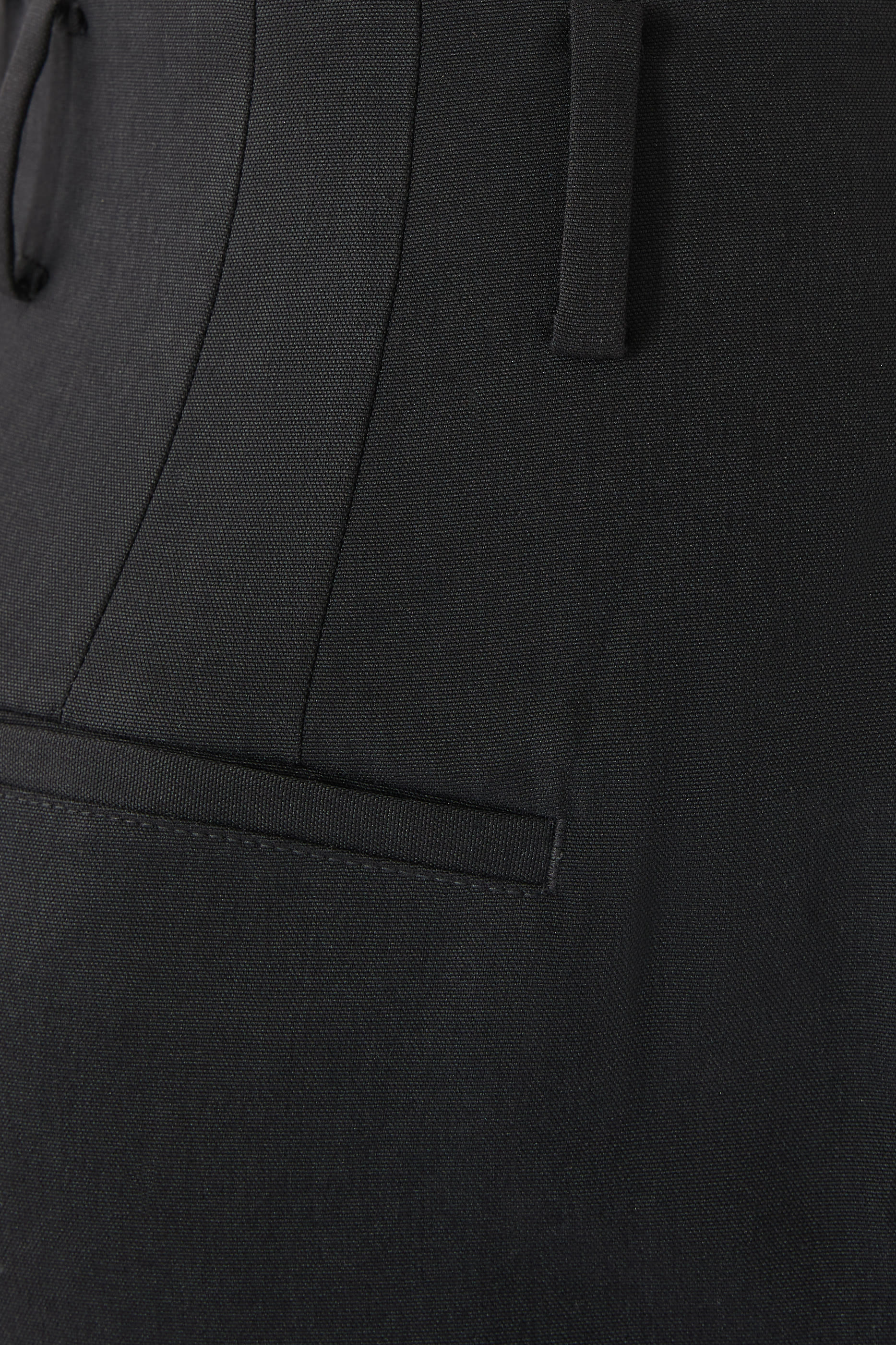 Belted High-Waist Pleated Trousers