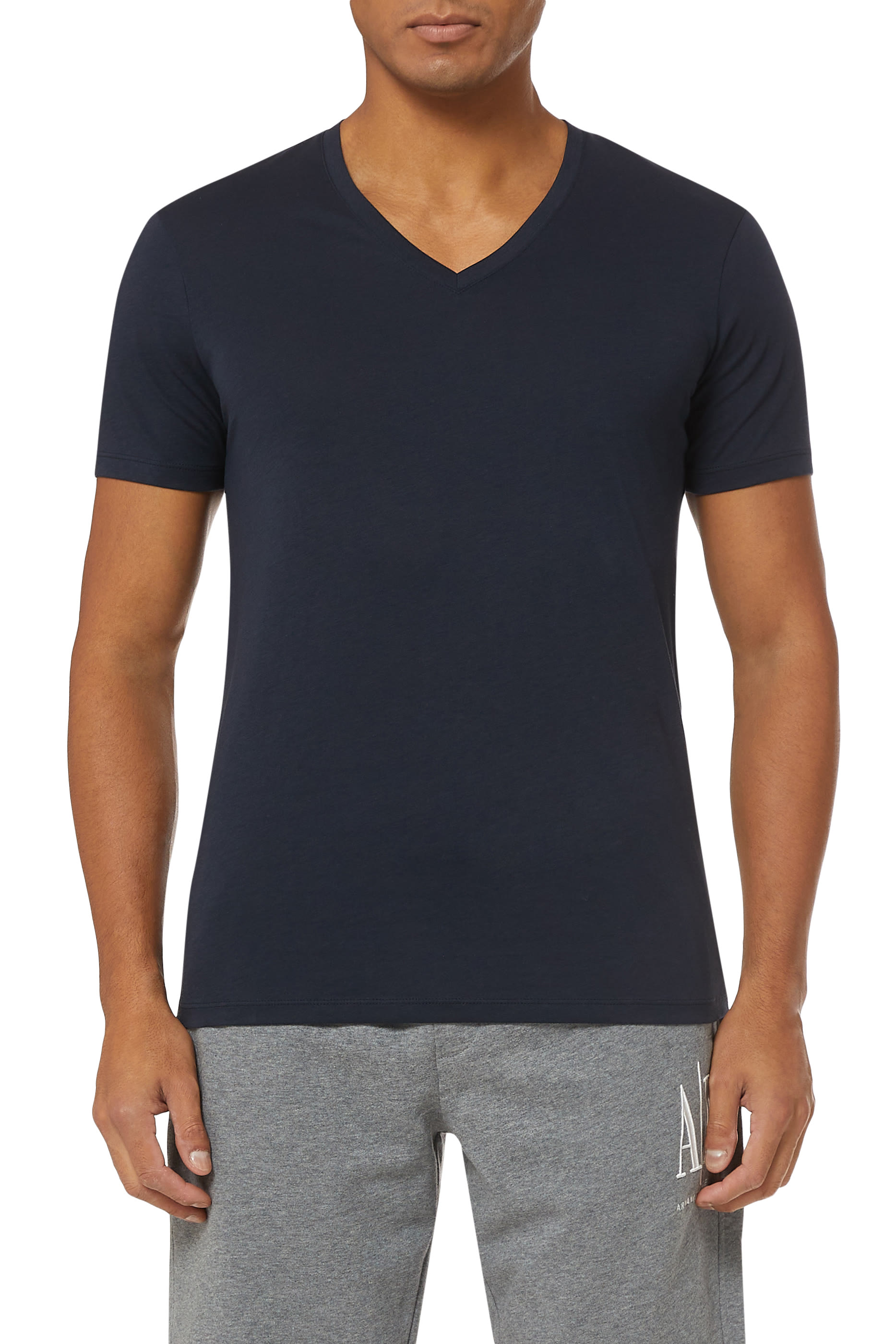 Pima Cotton V-Neck T-Shirt