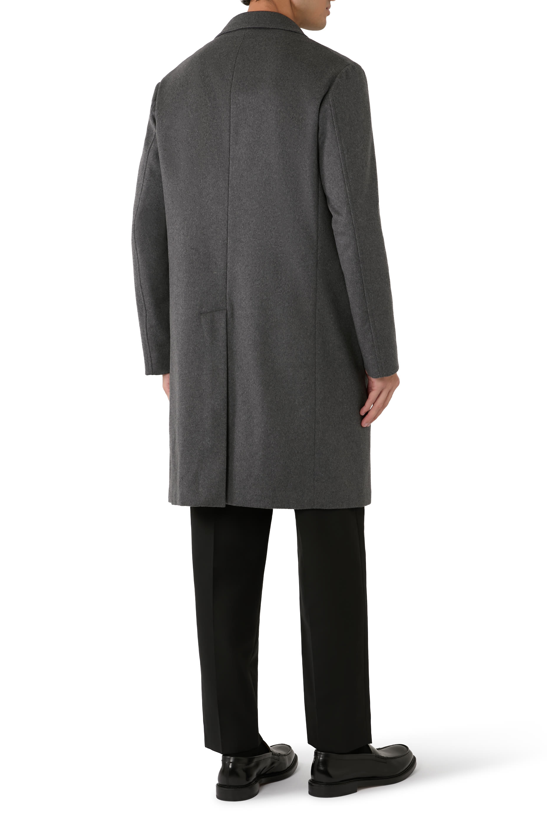  Regular Fit Wool & Cashmere Coat 