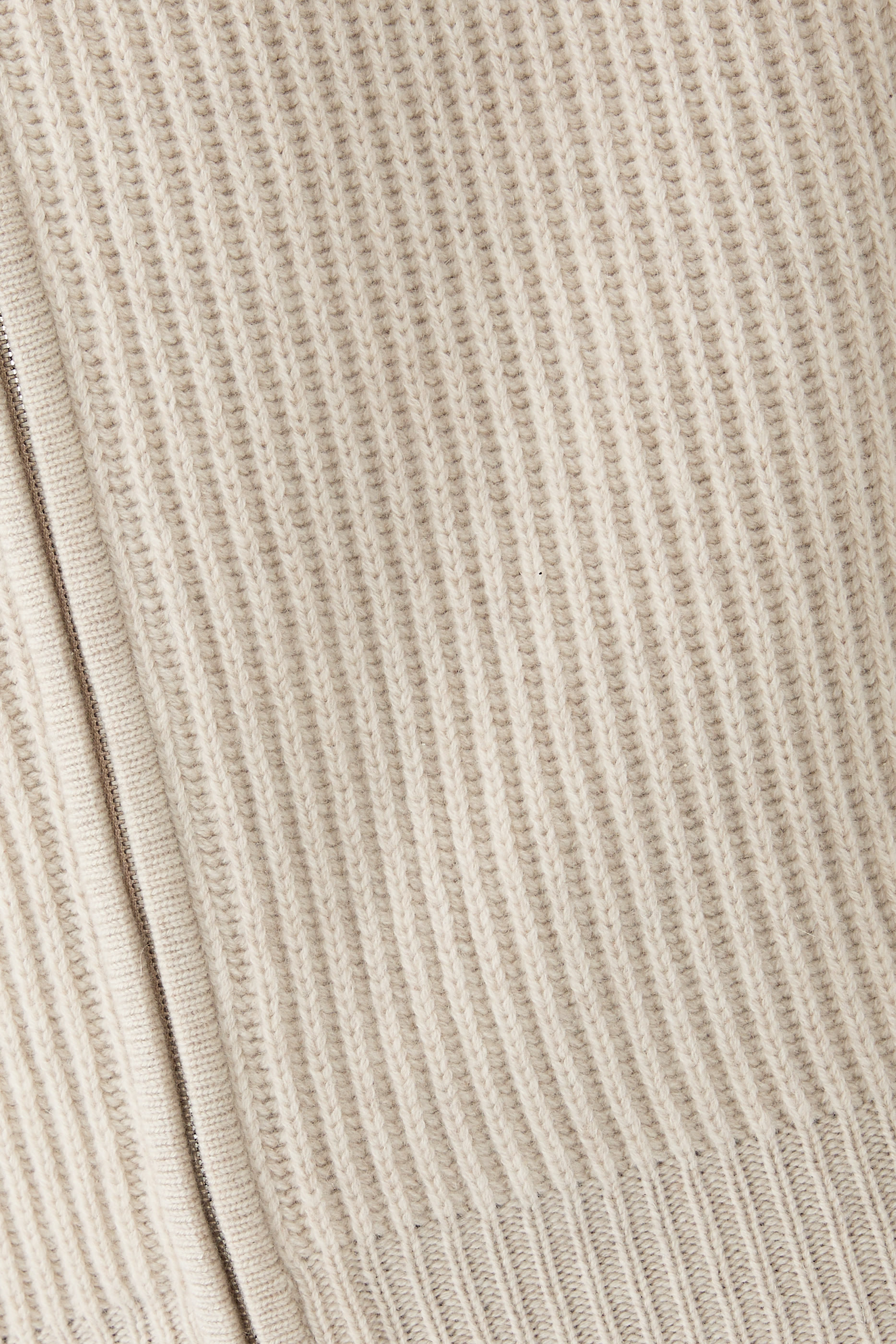 Zip-Up Hooded Cardigan