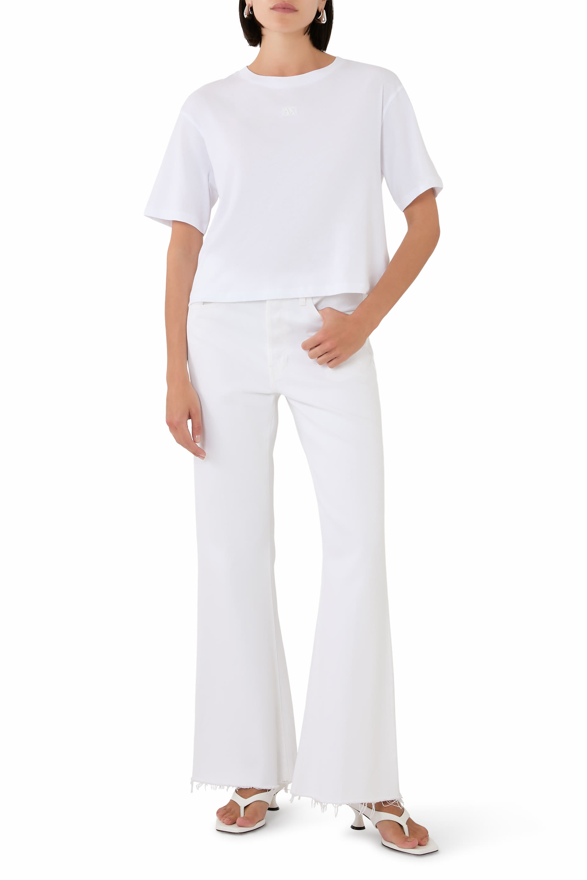 Salin de Giraud AX Logo Cropped T-Shirt