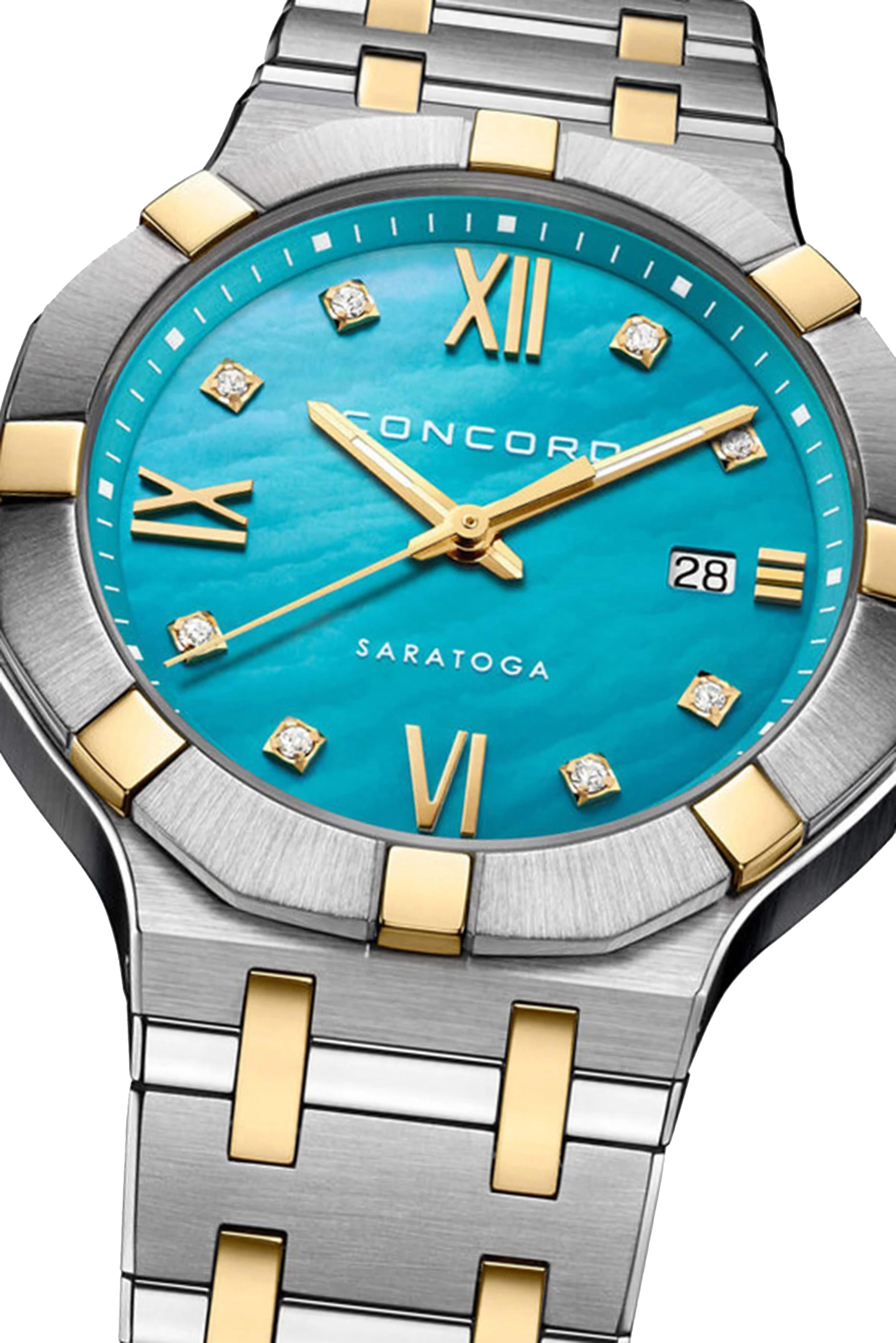 Saratoga Stainless Steel Watch