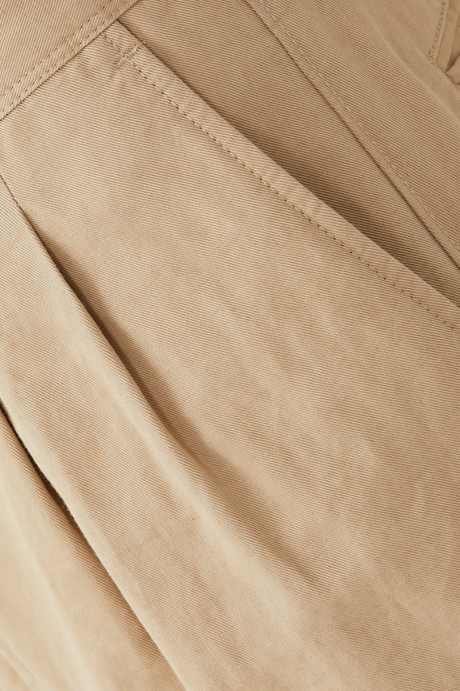 Incotex Tapered Fit Pleated Linen Slacks
