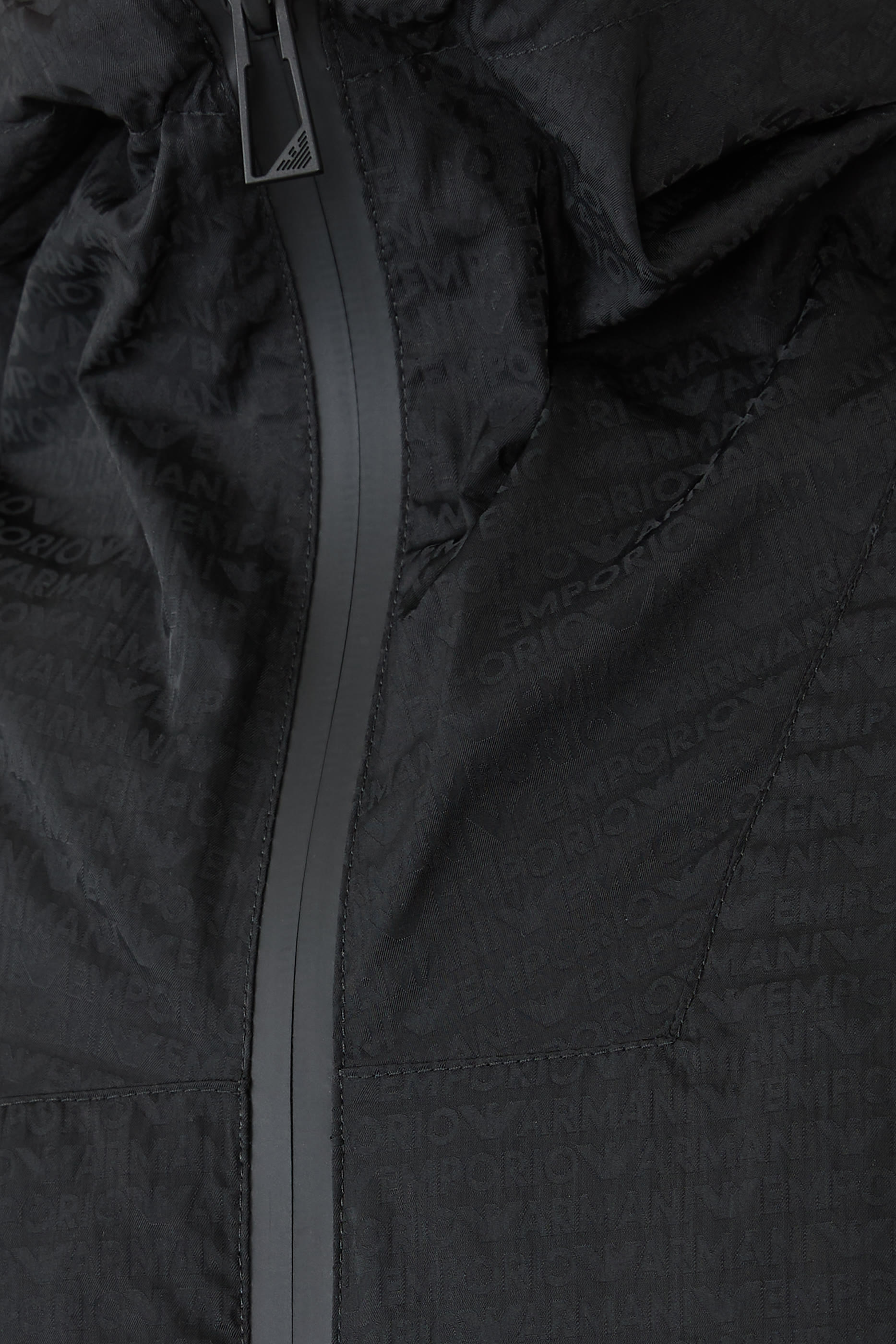 All-Over Lettering Water-Repellent Blouson