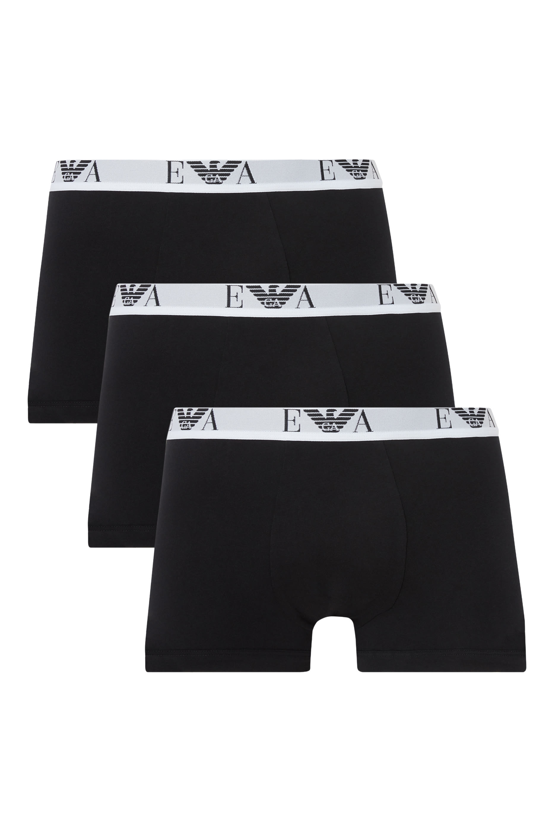 Three-Pack EA Logoband Boxer Briefs 
