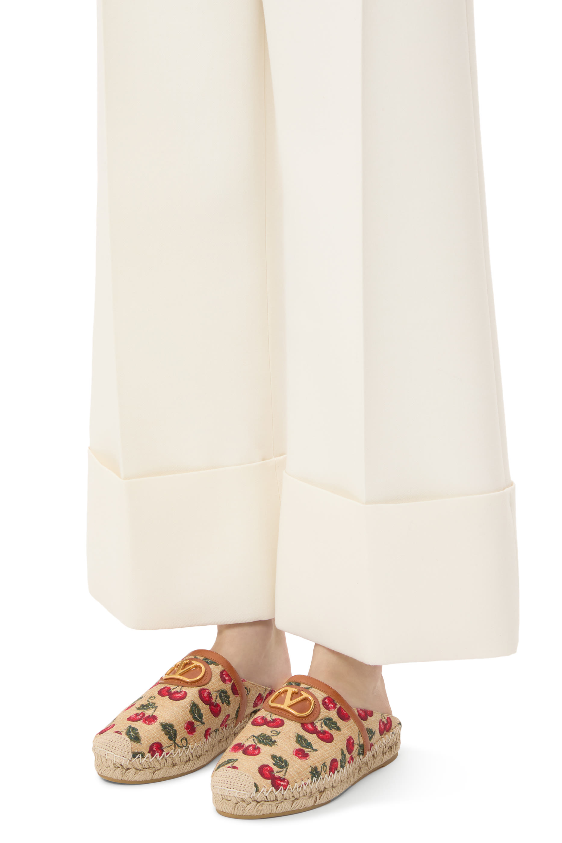 VLogo Signature Mules with Cherryfic Motif 