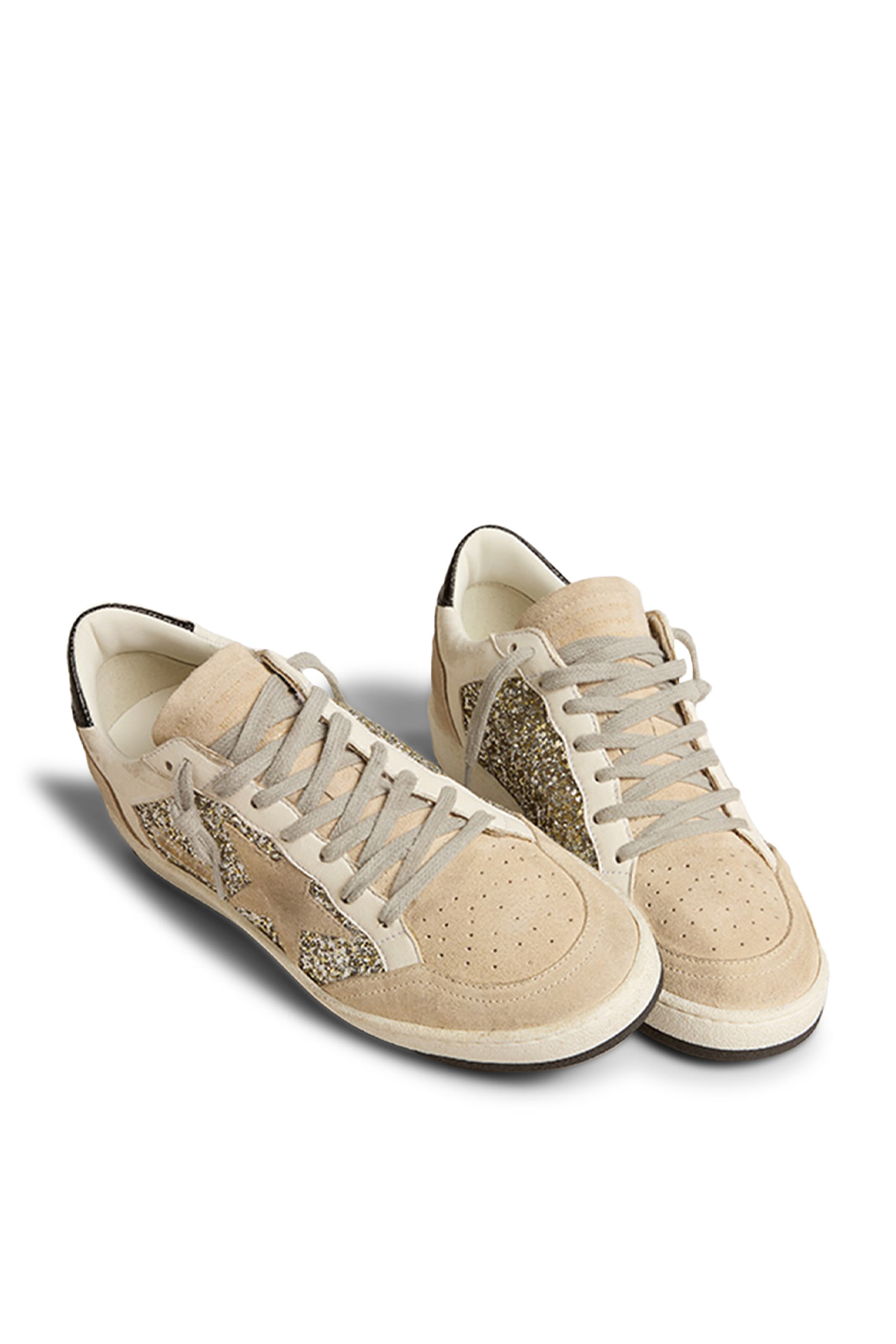 Low Top Bold Star Suede Sneakers