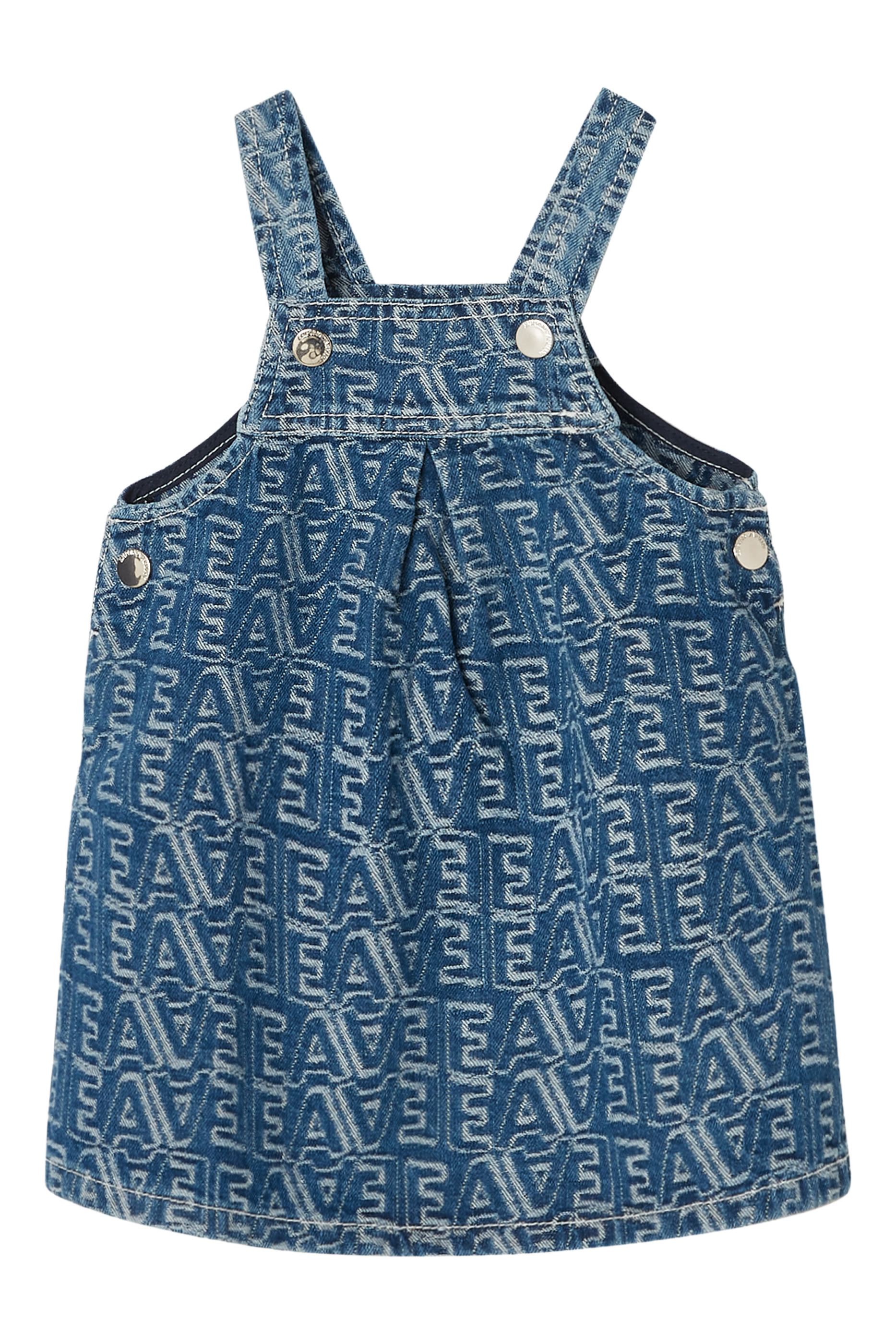 Kids All-Over EA Logo Denim Dress