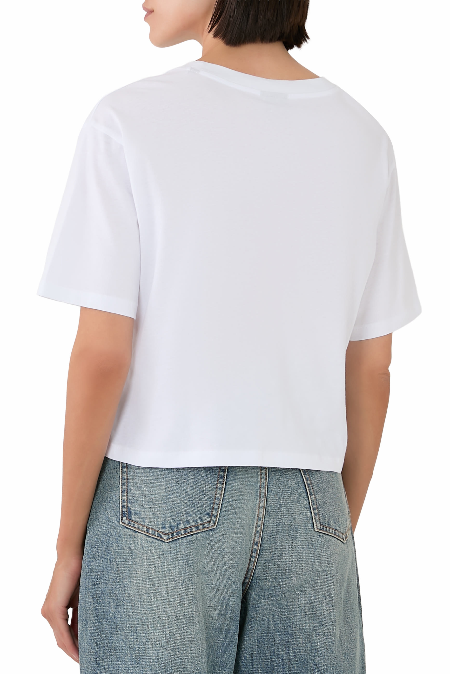 Clubhouse AX Logo Cropped T-Shirt