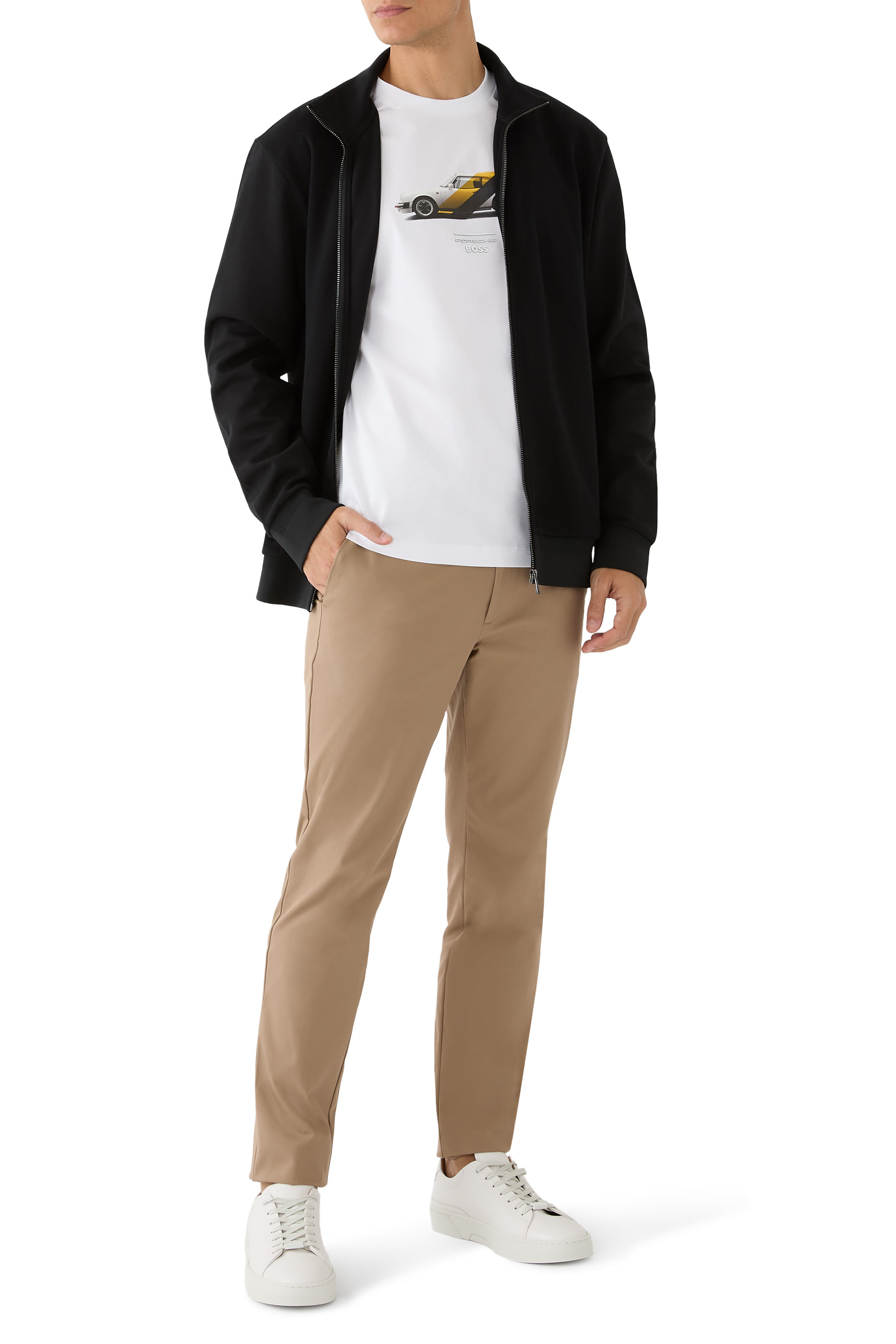  Regular-Fit Zip-Up Jacket
