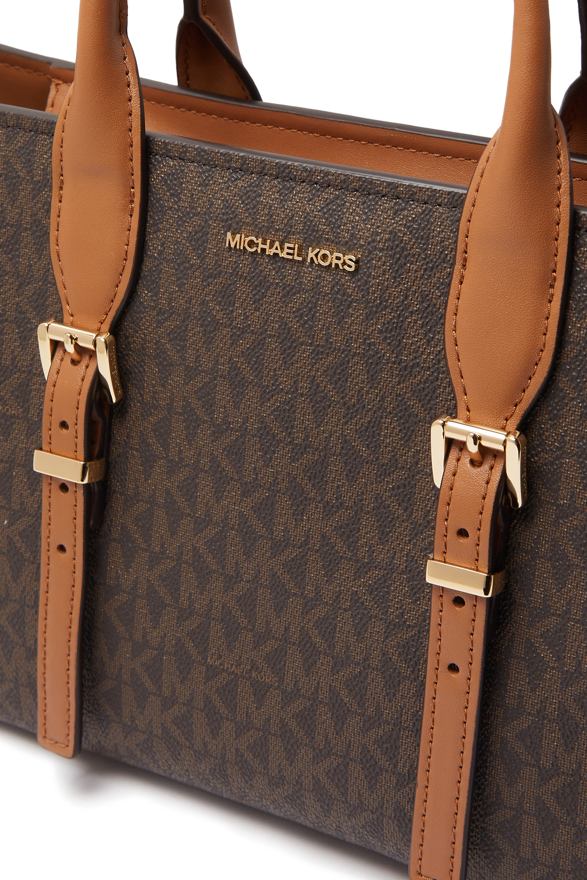 Small Moore Logo Coated Canvas Tote Bag