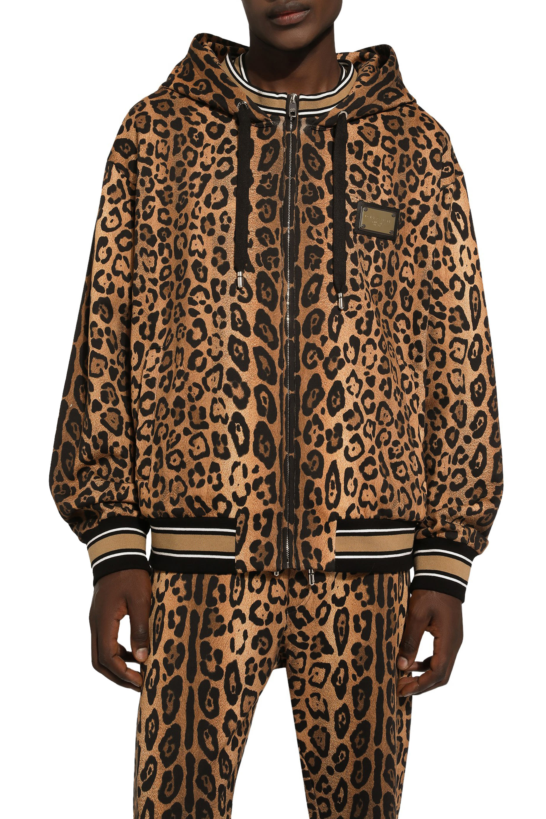 Leopard-Print  Hoodie
