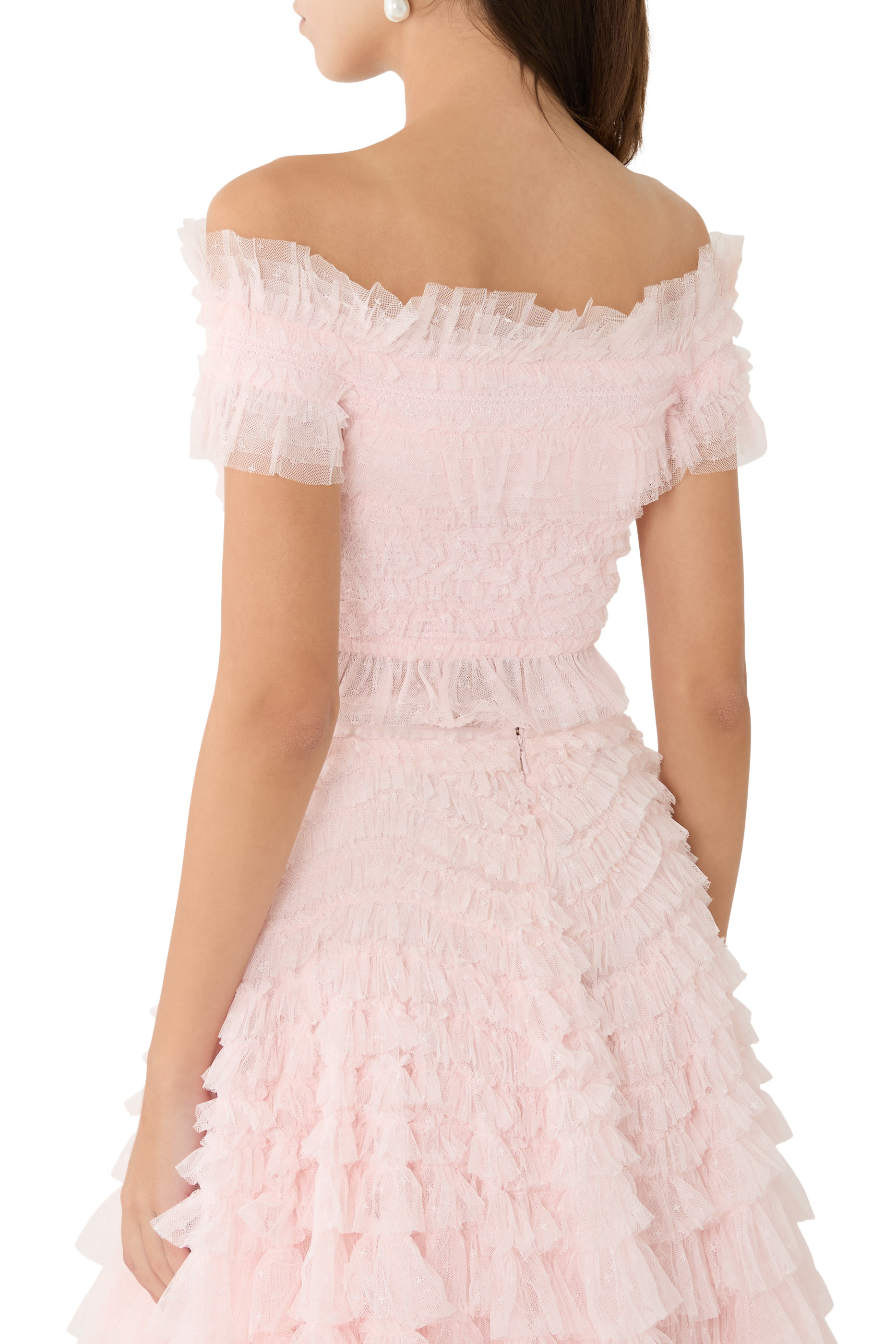 Hattie Smocked Off-Shoulder Top