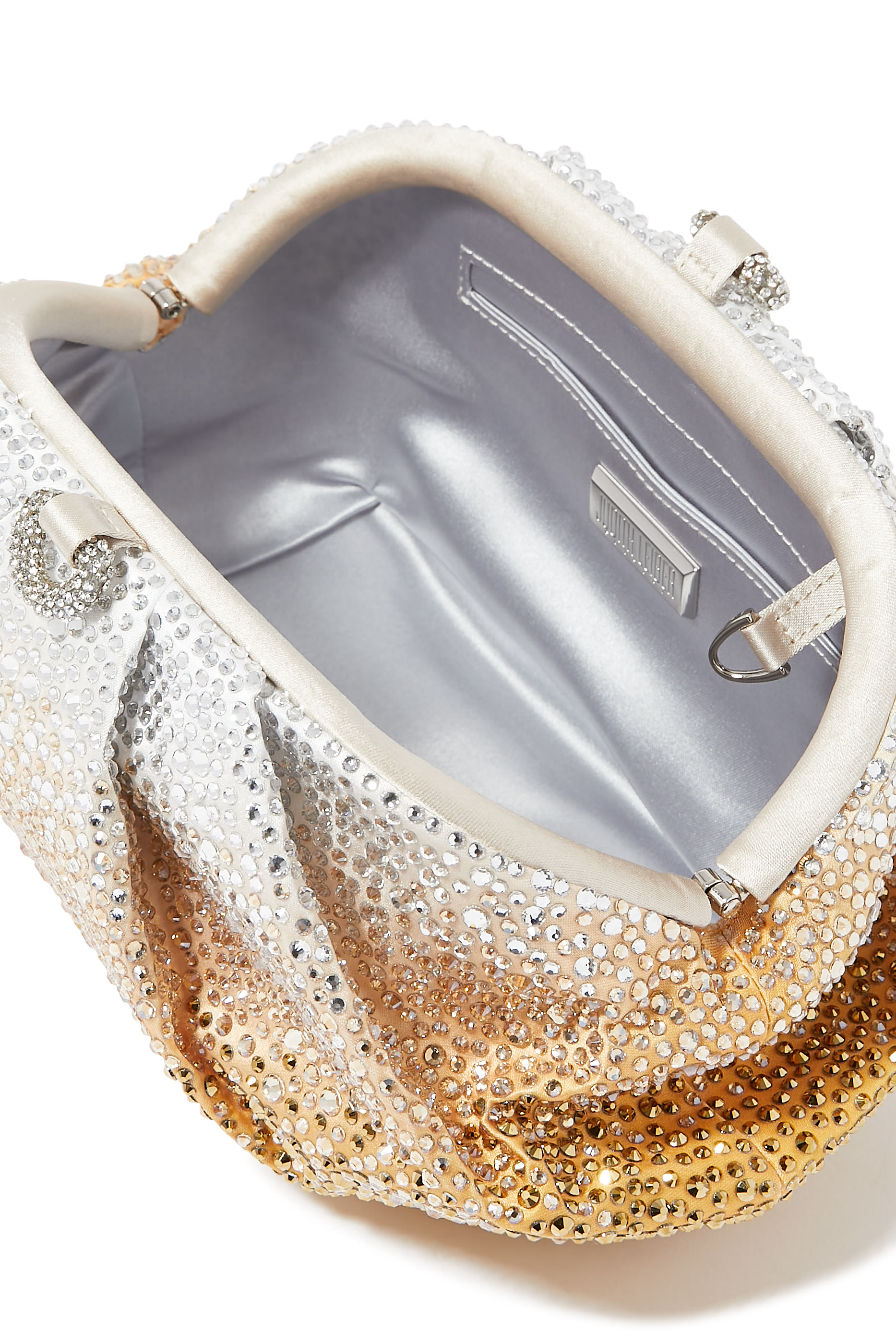 Gemma Crystal Caviar Clutch Bag
