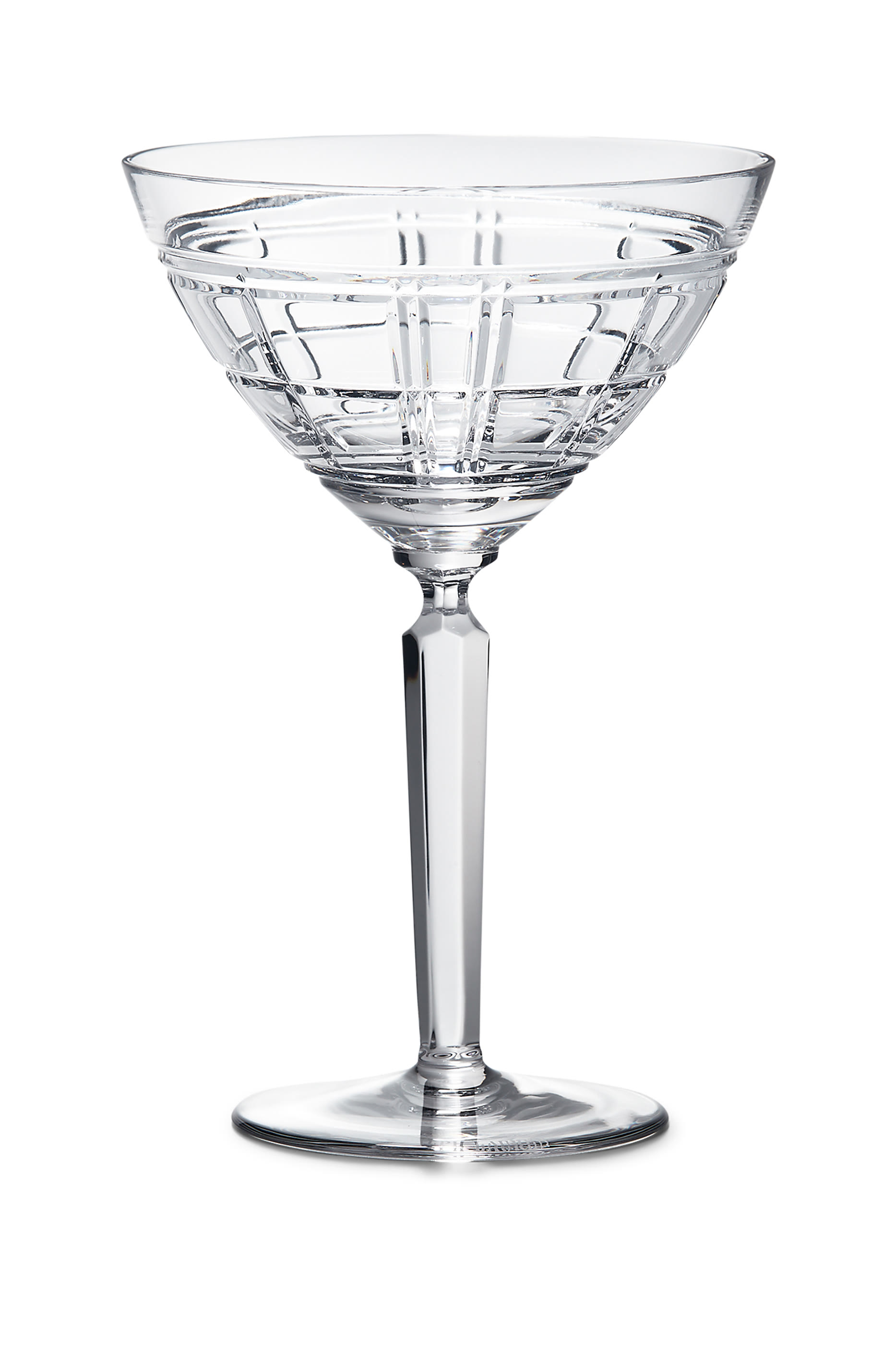 Hudson Plaid Martini Glass