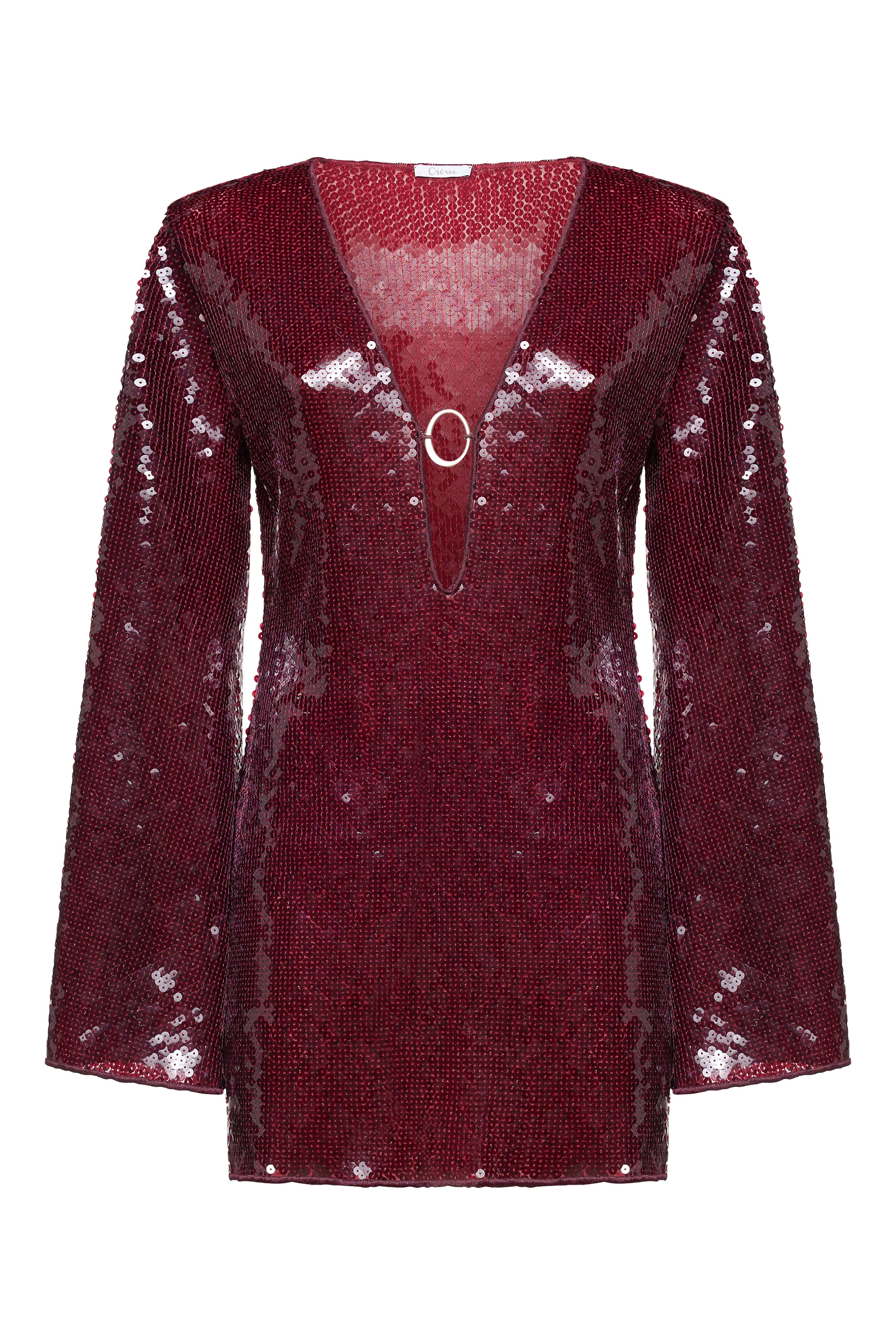 Marilyn Sequin Long Sleeved Mini Dress