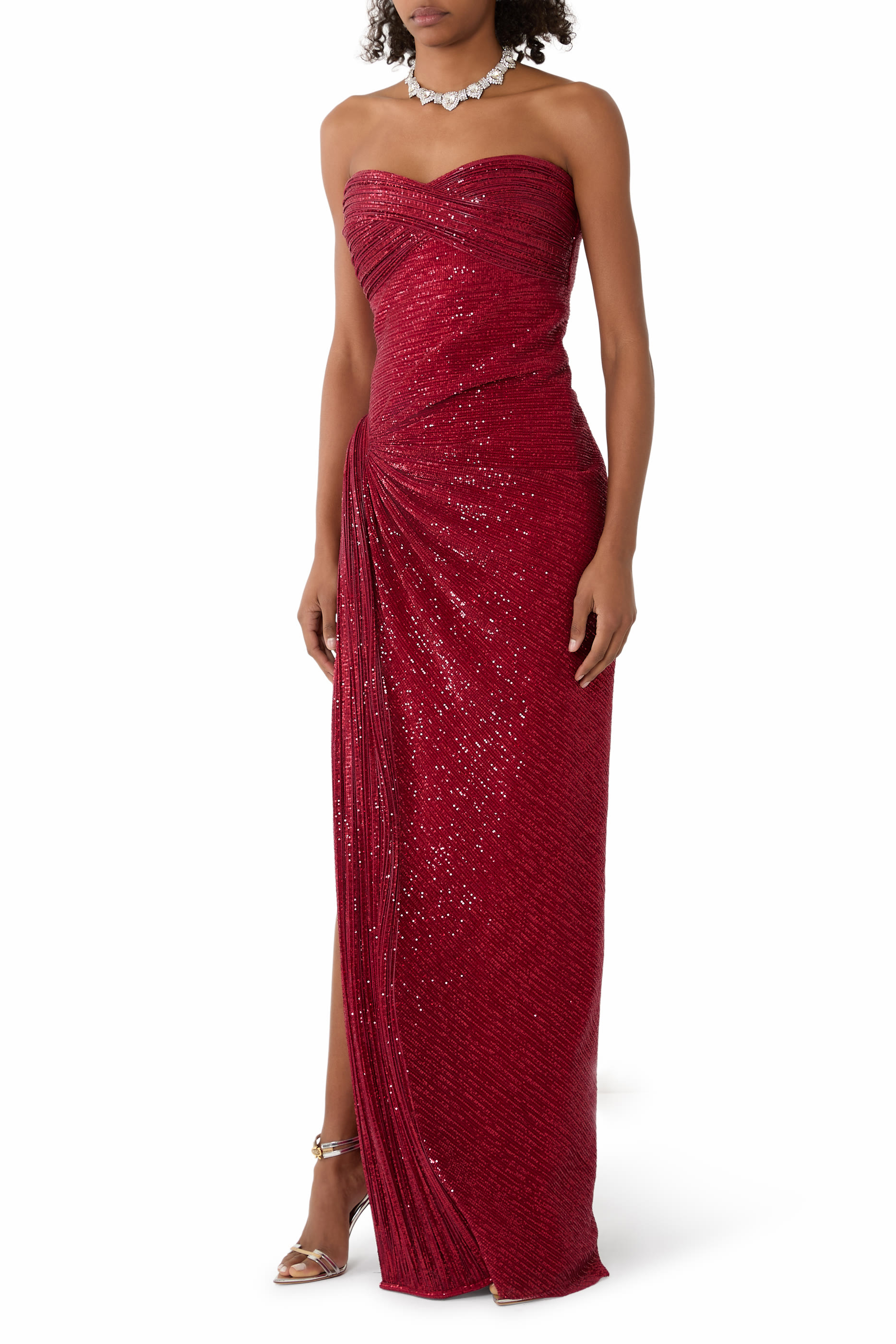 Solar Sequin Gown