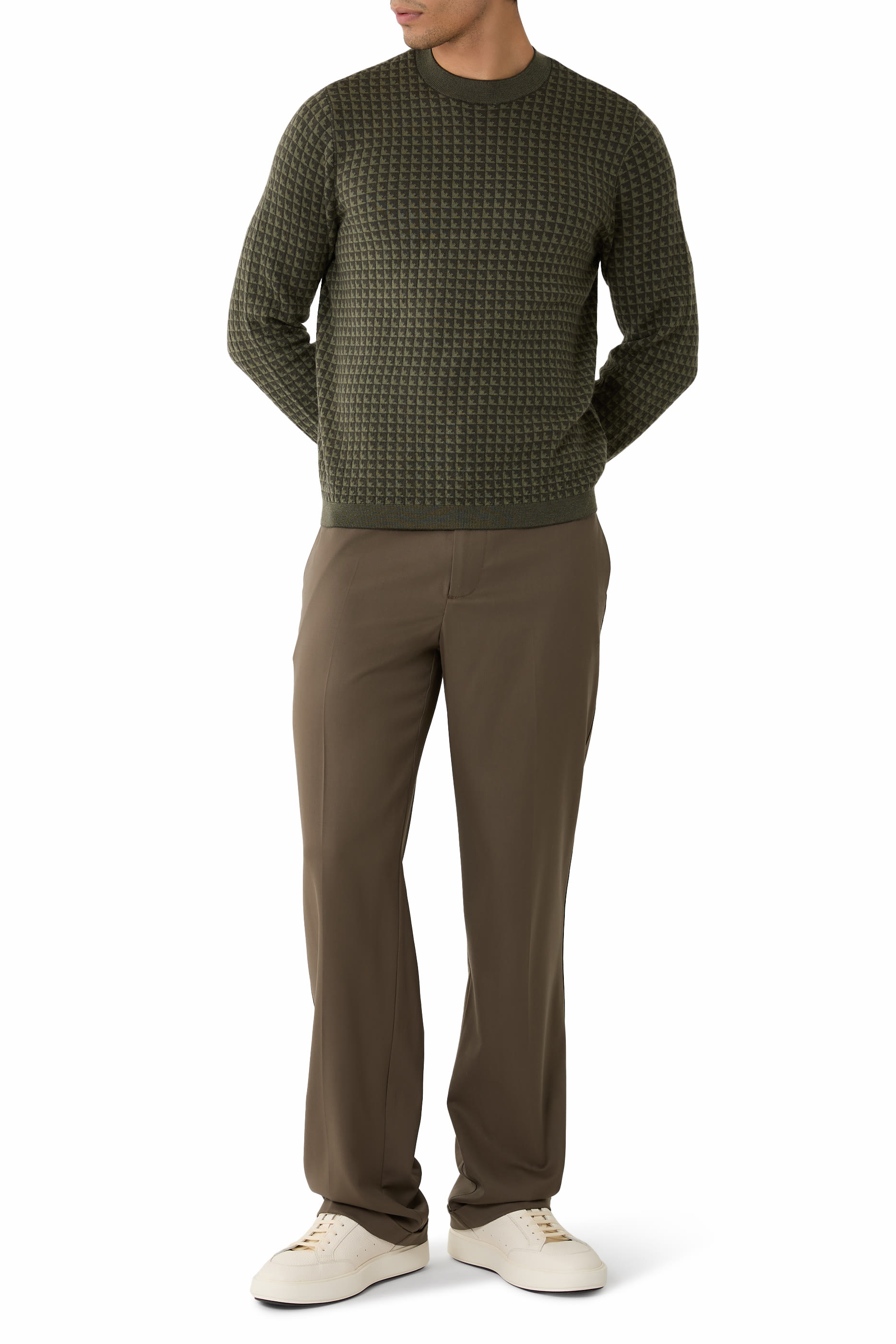 Jacquard Virgin-Wool Jumper