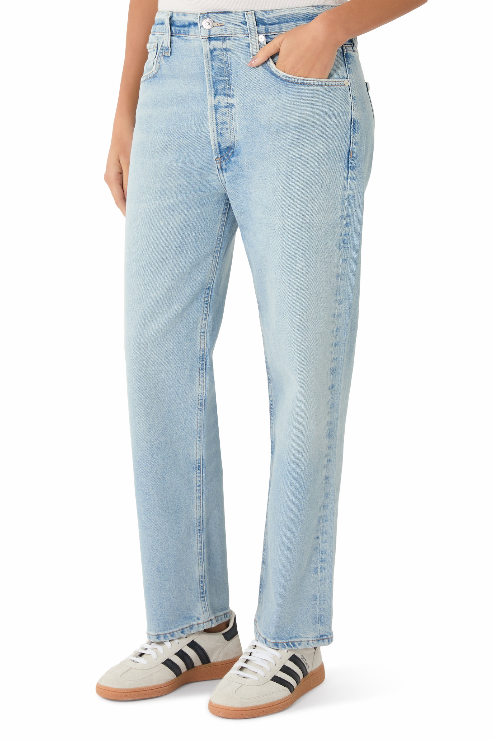 Delfina Low Rise Relaxed Jeans
