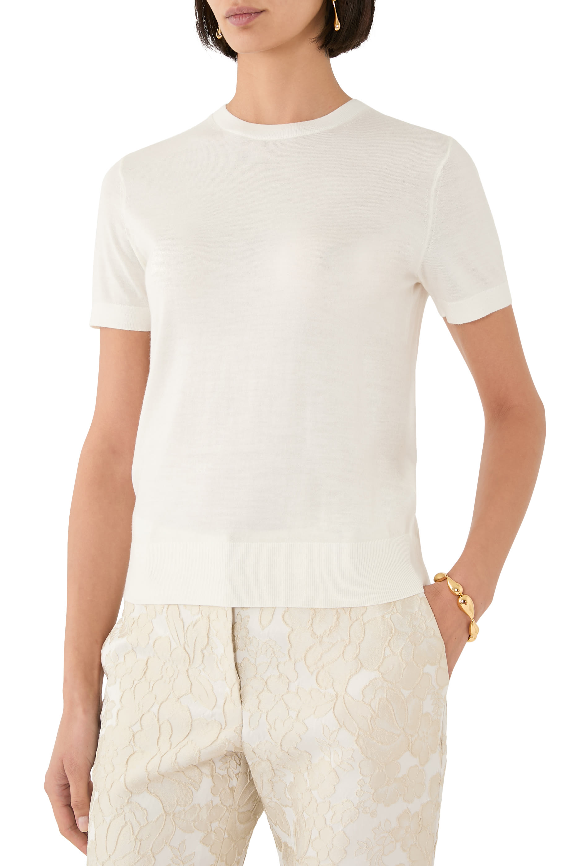 Basic Tee in Regal Wool