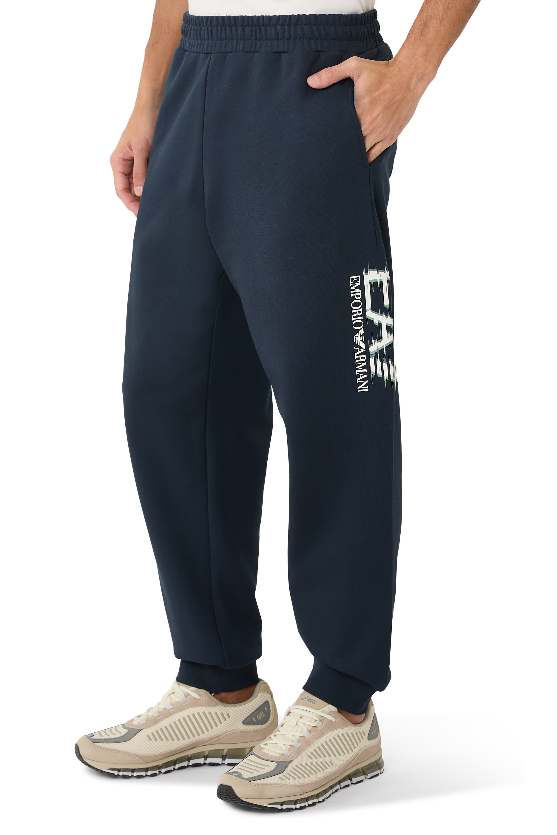 Logo Series Joggers in French Terry Cotton