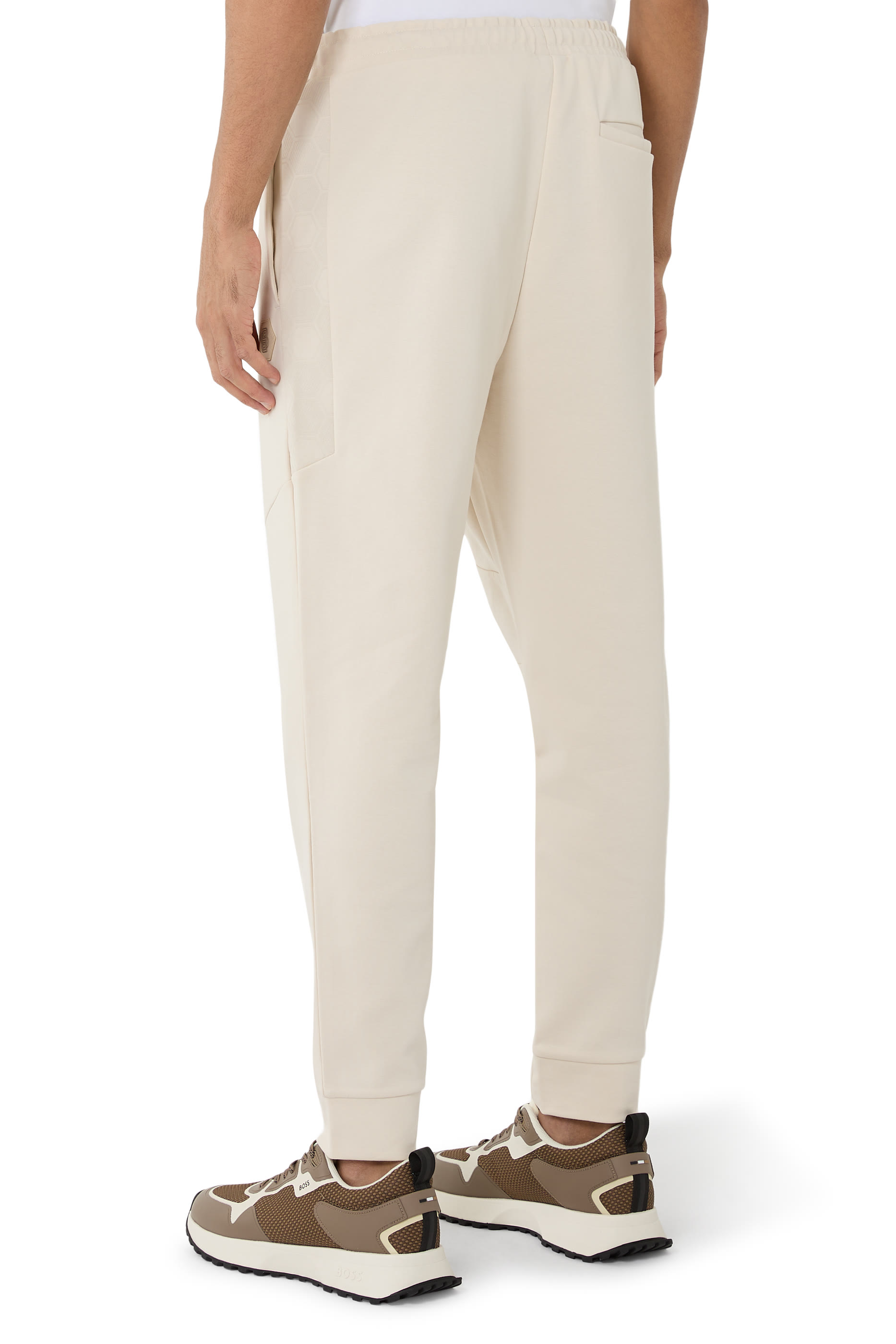 Double B Monogram Cotton-Blend Tracksuit Bottoms