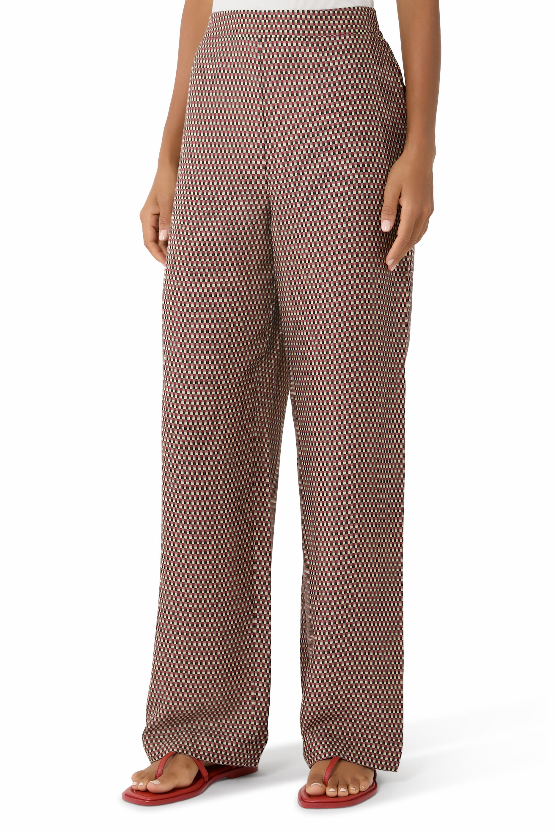 Sahel Overlay Print Pants