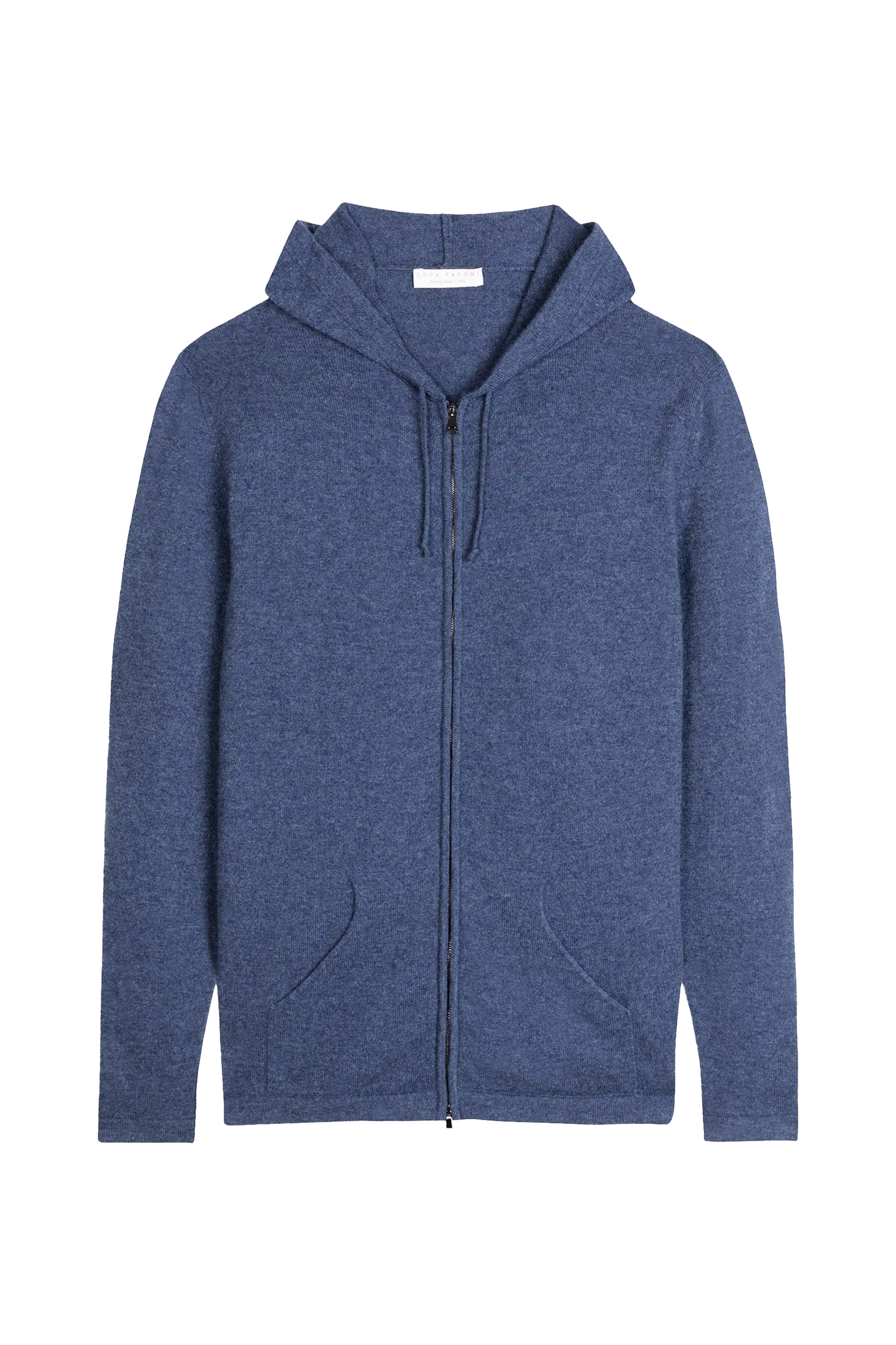 2-Ply Cashmere Zip Hoodie