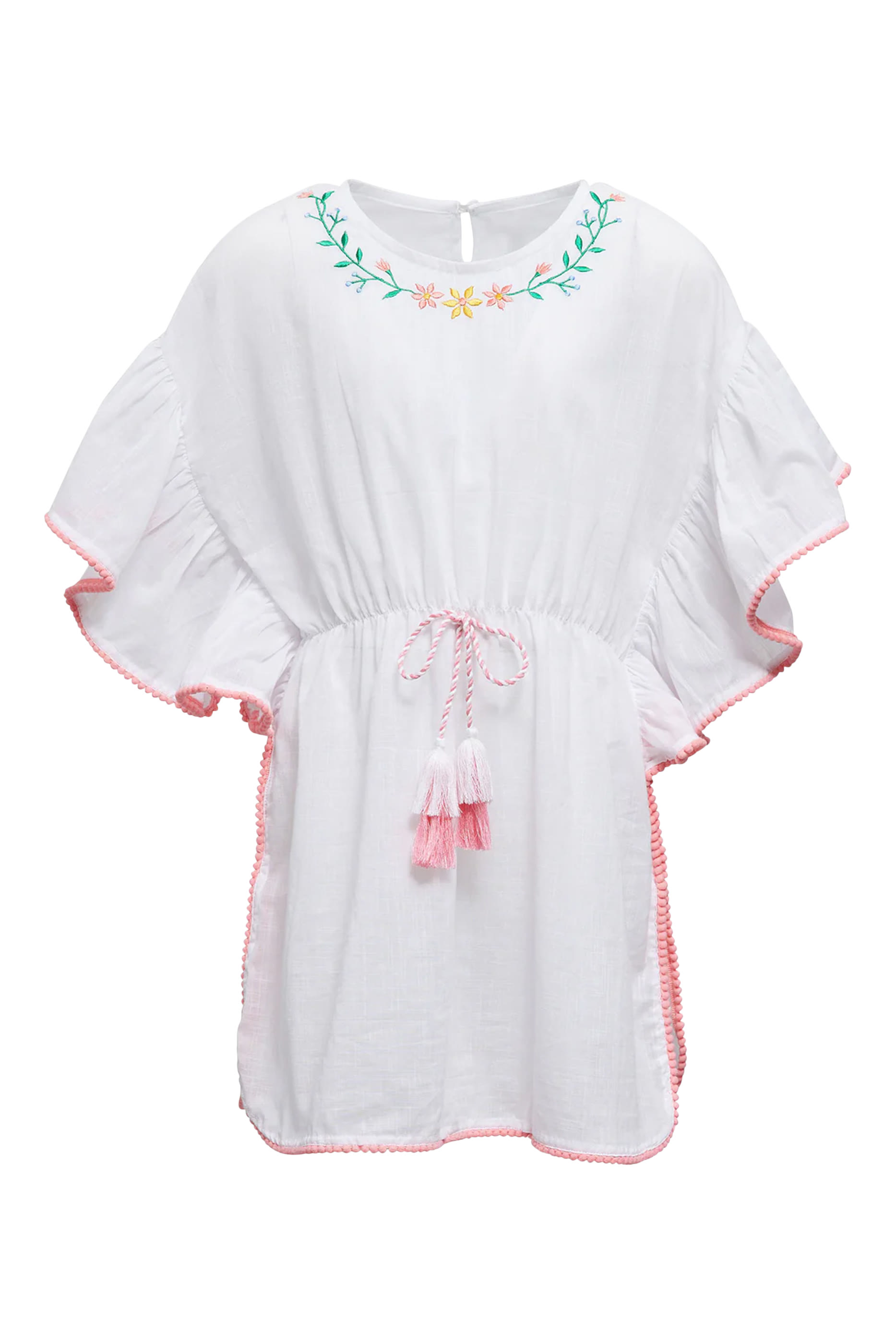 Kids White Spring Fling Cover Up